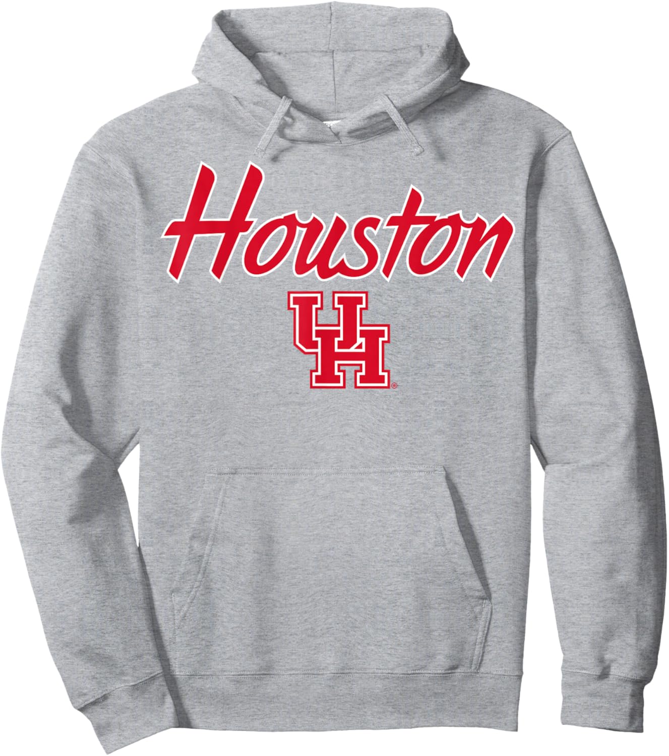 University of Houston | Houston Blue Collection Script Icon Hoodie - Hoodie | Ash
