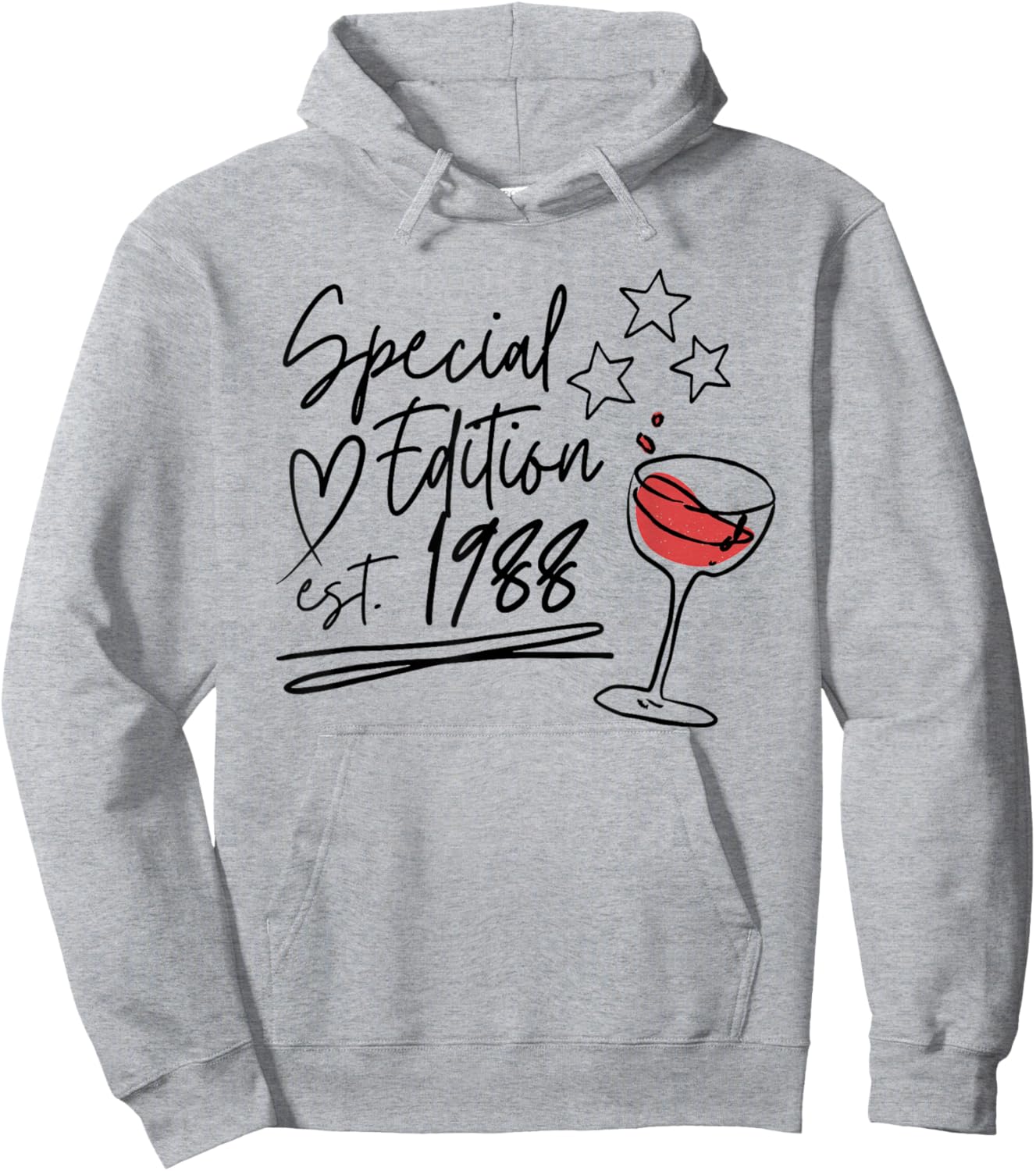 Year Of Birth 1988 Birthday Design Vintage Born In 1988 Hoodie - Hoodie | Ash