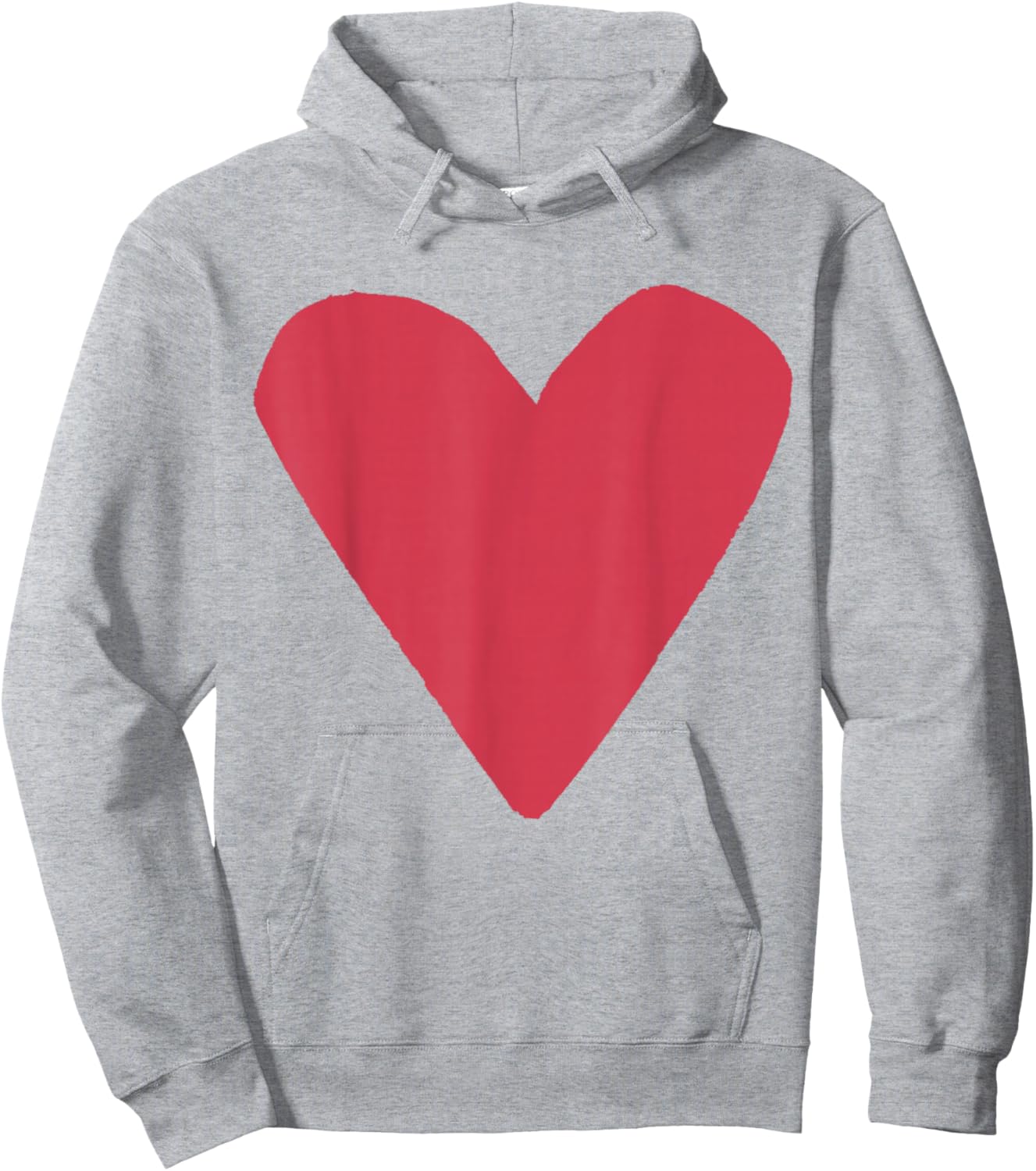 Red Heart White Hoodie - Hoodie | Ash
