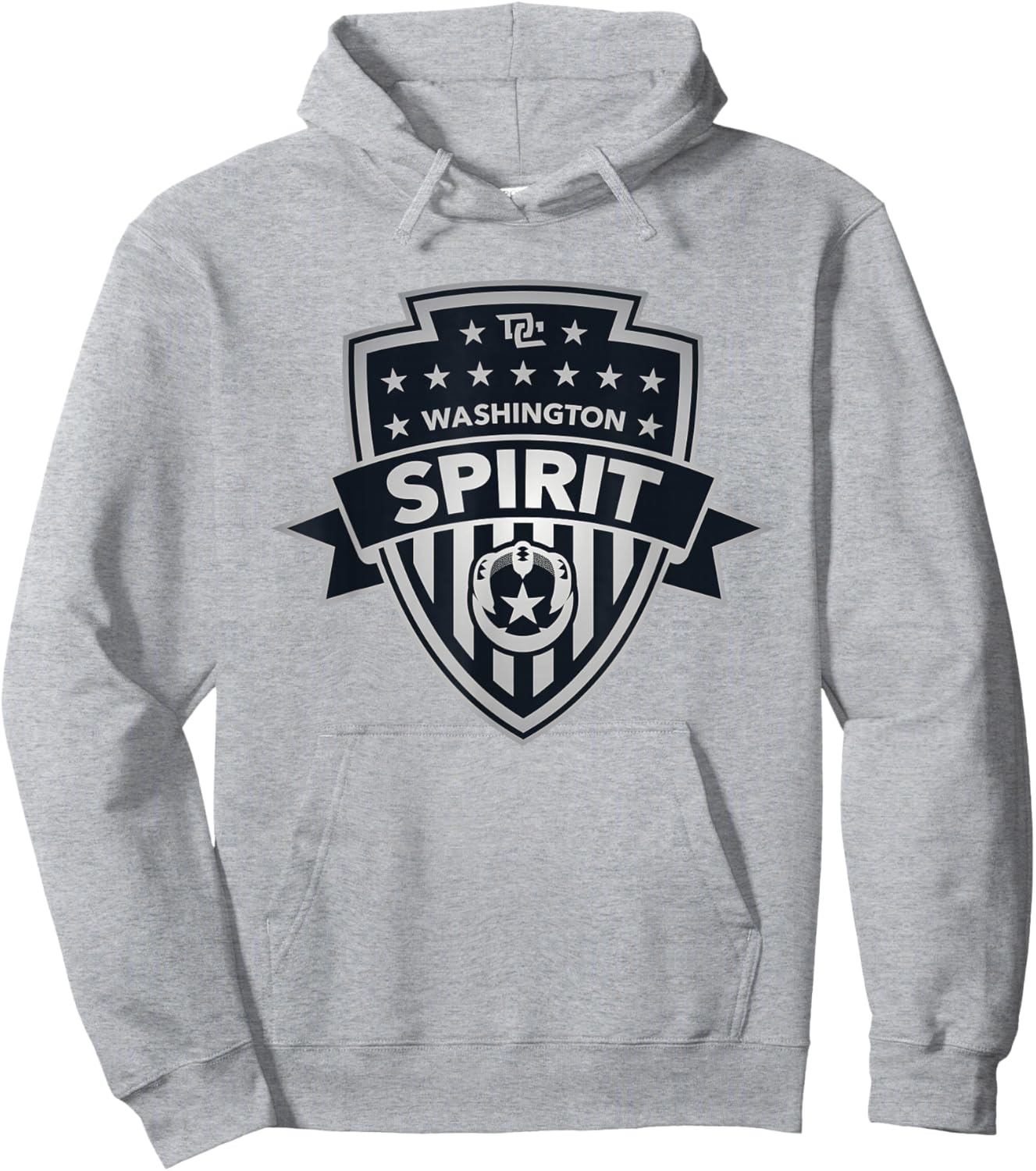 Officially Licensed Washington Spirit Soccer NWSL Apparel Hoodie - Hoodie | Ash