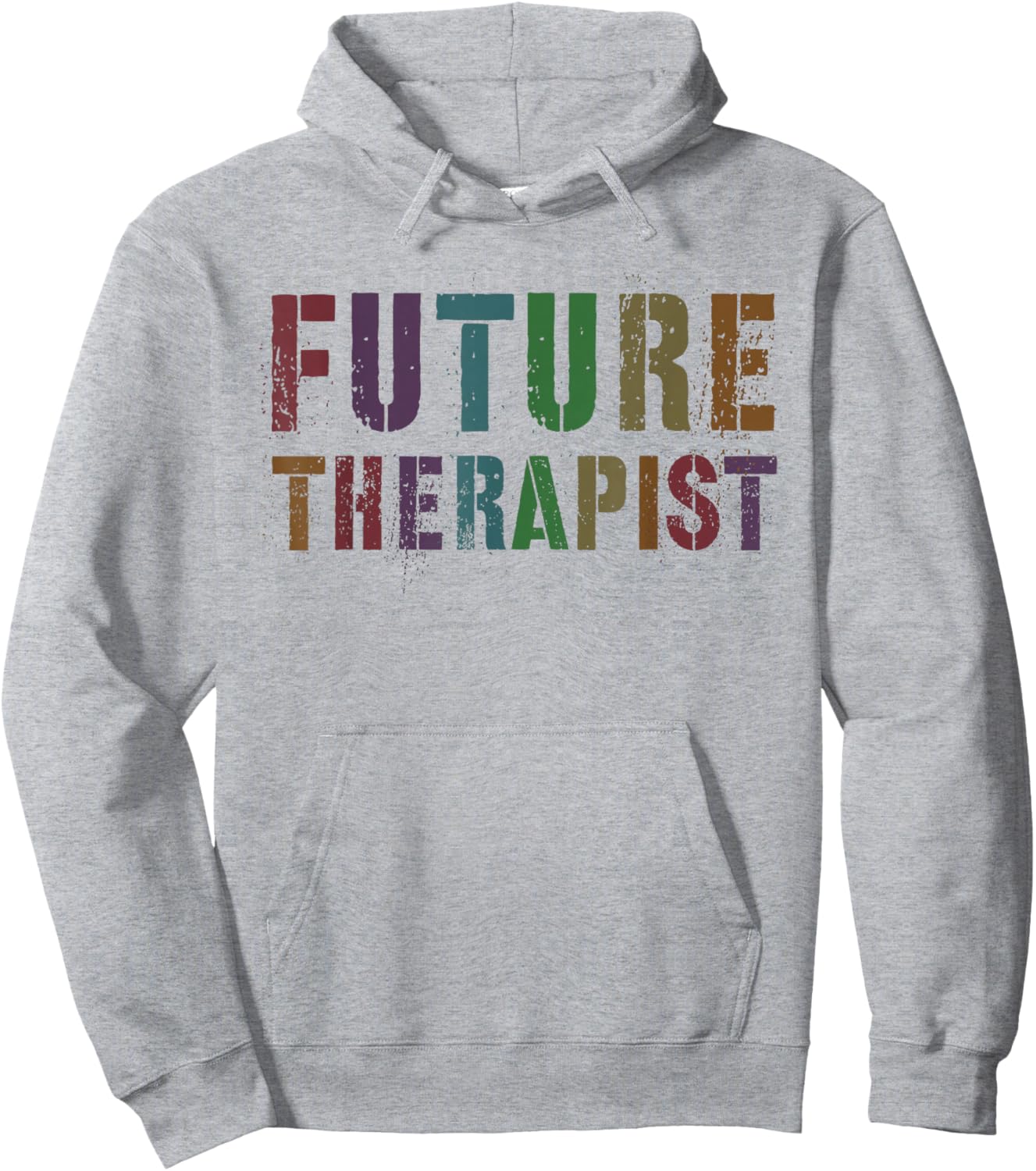 Funny FUTURE THERAPIST Mental Health Counselor In Training Hoodie - Hoodie | Ash