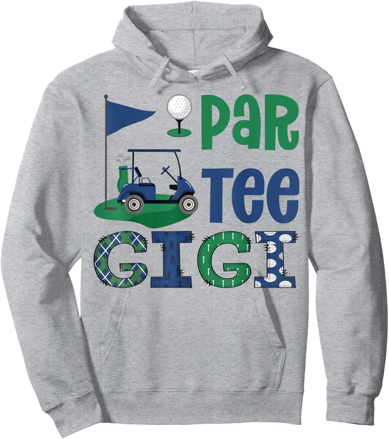 Par- Gigi Golf Lover Birthday Party Family Matching Hoodie - Hoodie | Ash