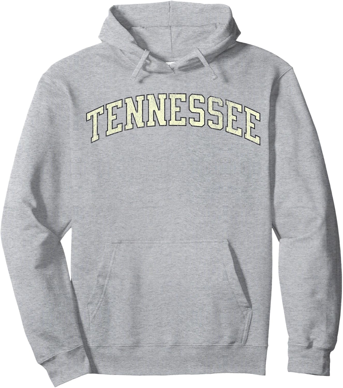 Vintage Tennessee Varsity Orange Distressed print Hoodie - Hoodie | Ash