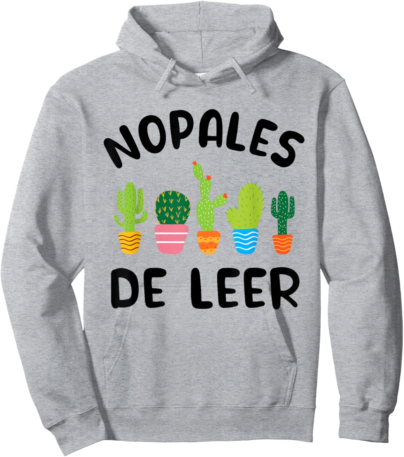 Hispanic Heritage Nopales De Leer Spanish Teacher Maestra Hoodie - Hoodie | Ash