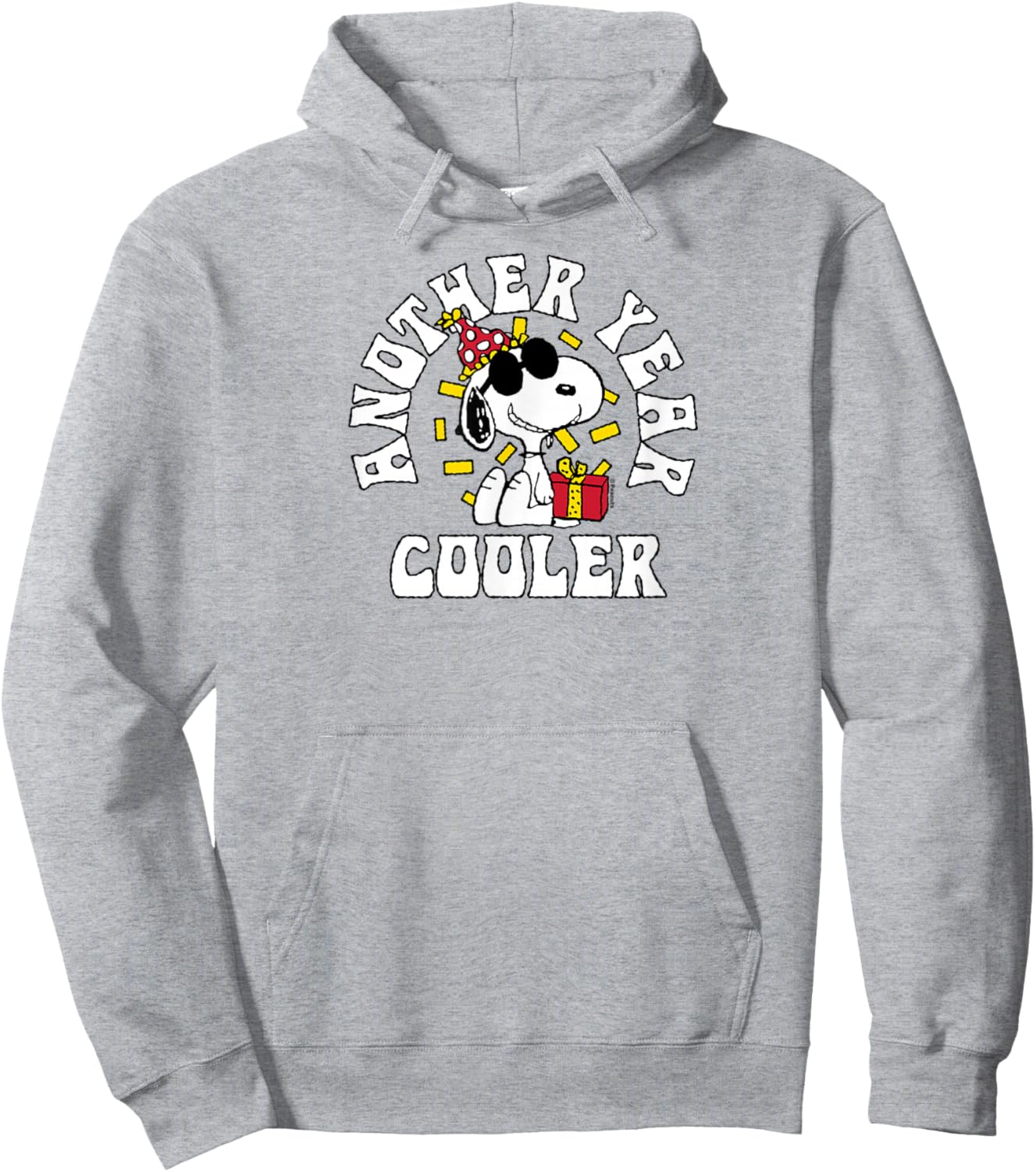 Peanuts - Snoopy Birthday Another Year Cooler Hoodie - Hoodie | Ash