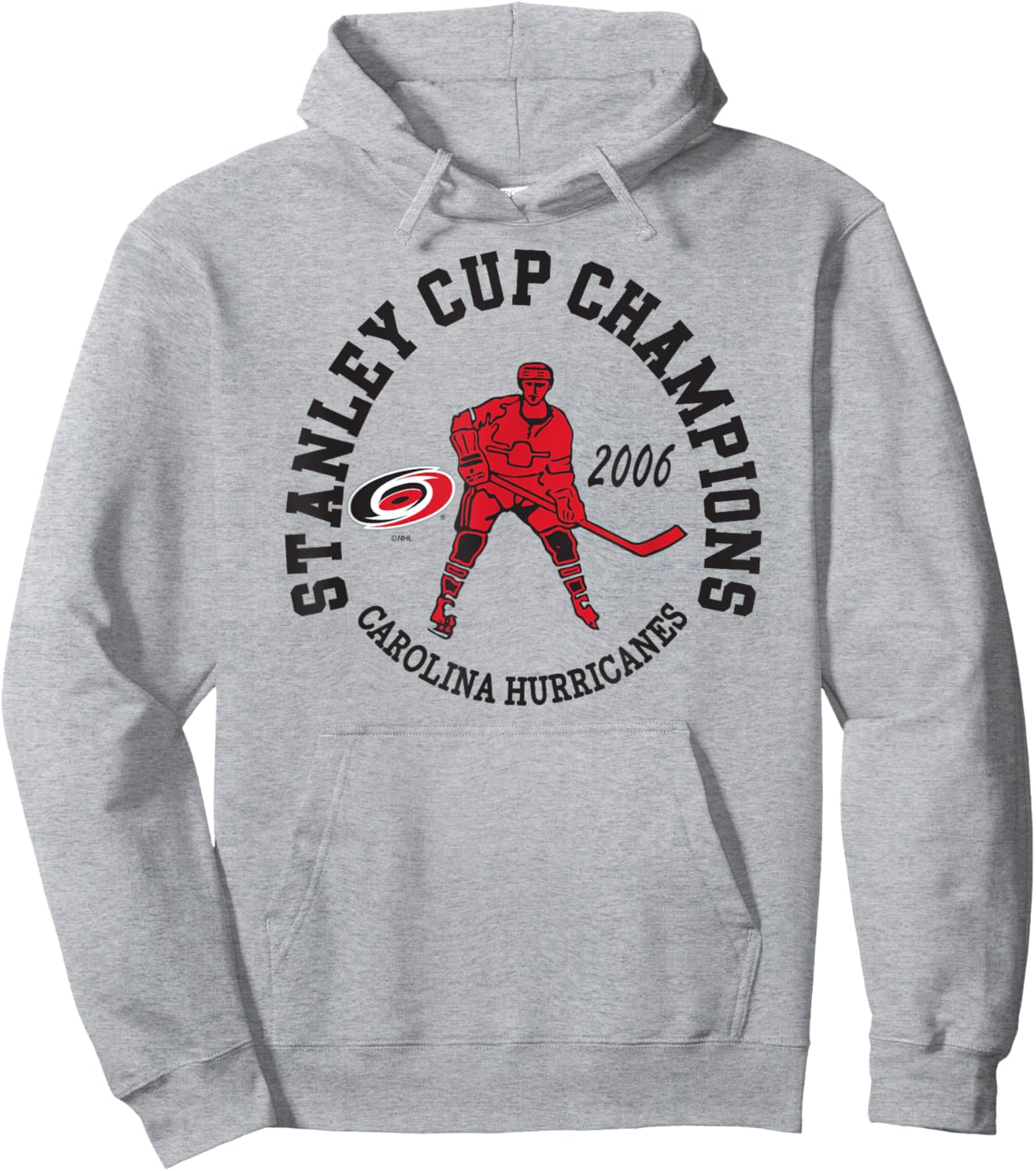 Carolina Hurricanes Stanley Cup Champions 2006 Gray Hoodie - Hoodie | Ash