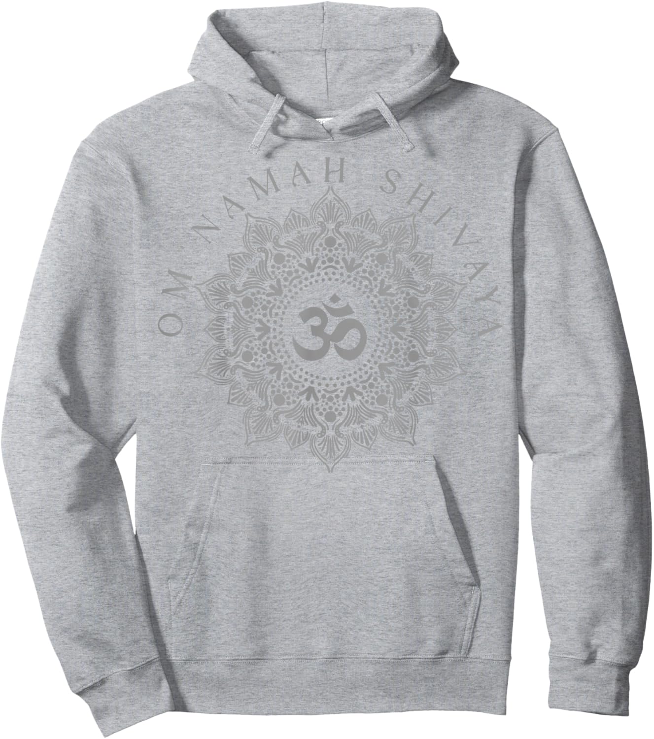 Om Namah Shivaya Meditation Mantra Spiritual Chakra Hoodie - Hoodie | Ash