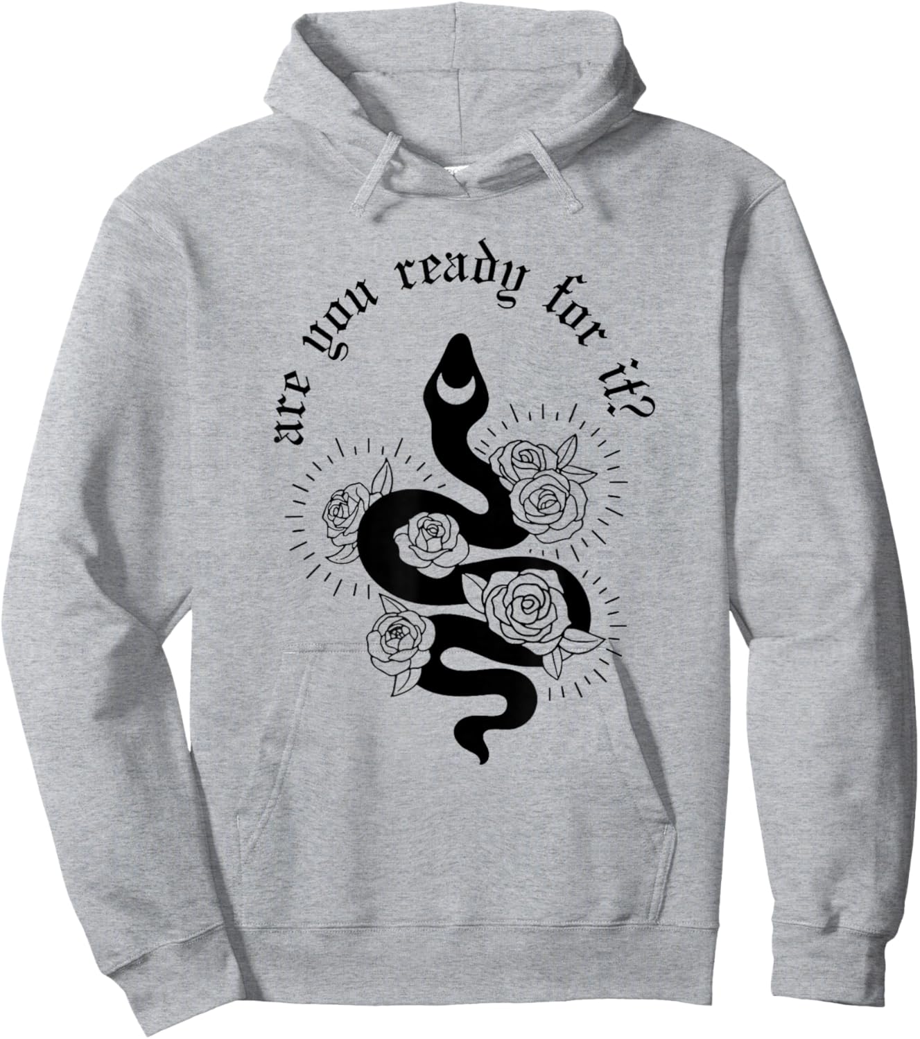 Are you ready for it Rep expression Snake Hoodie - Hoodie | Ash