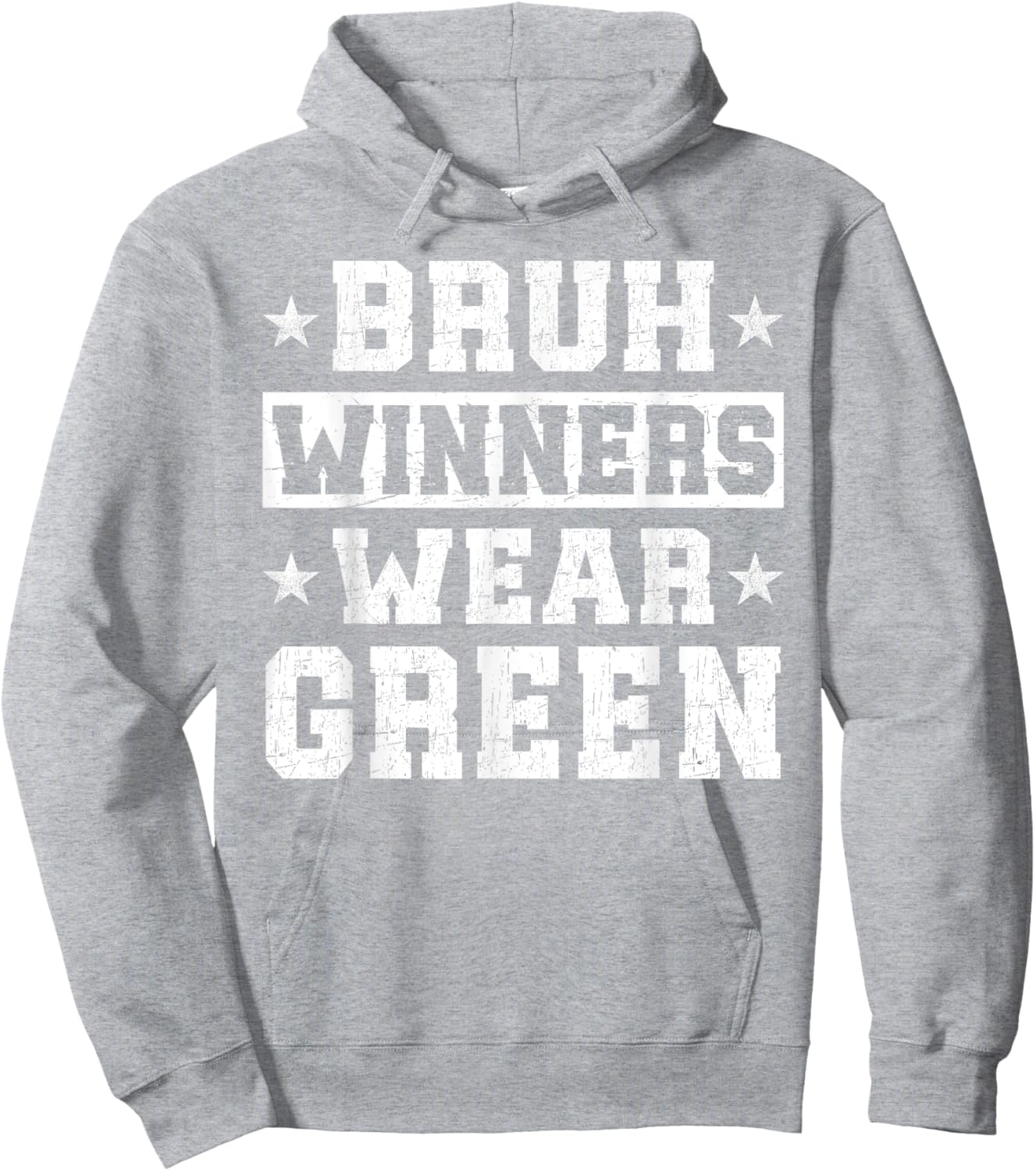 Spirit Week Winners Wear Green Camp Team Game Color Sports Hoodie - Hoodie | Ash