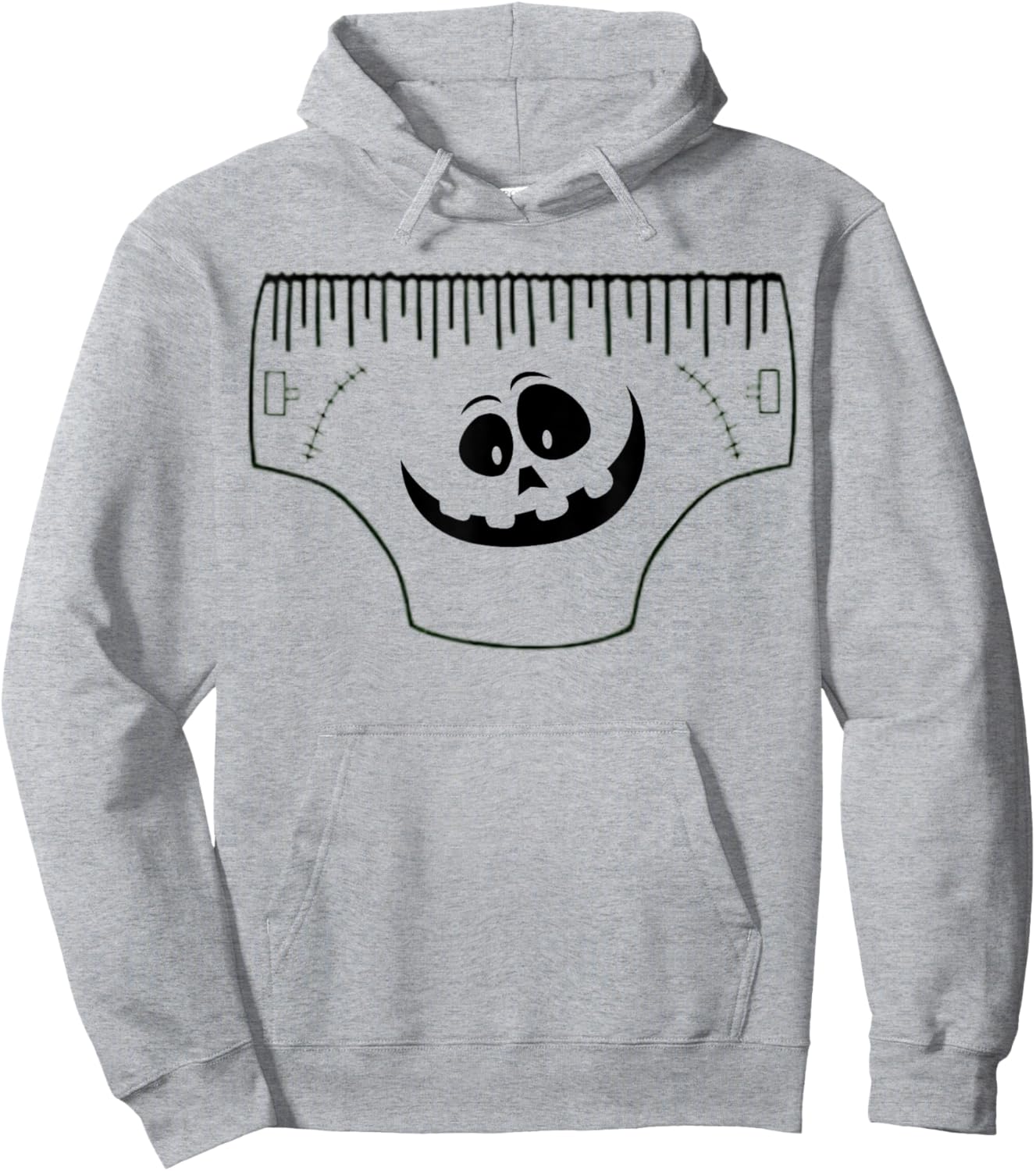 Funny Creepy Pair Of Underwear Face Costume Hoodie - Hoodie | Ash