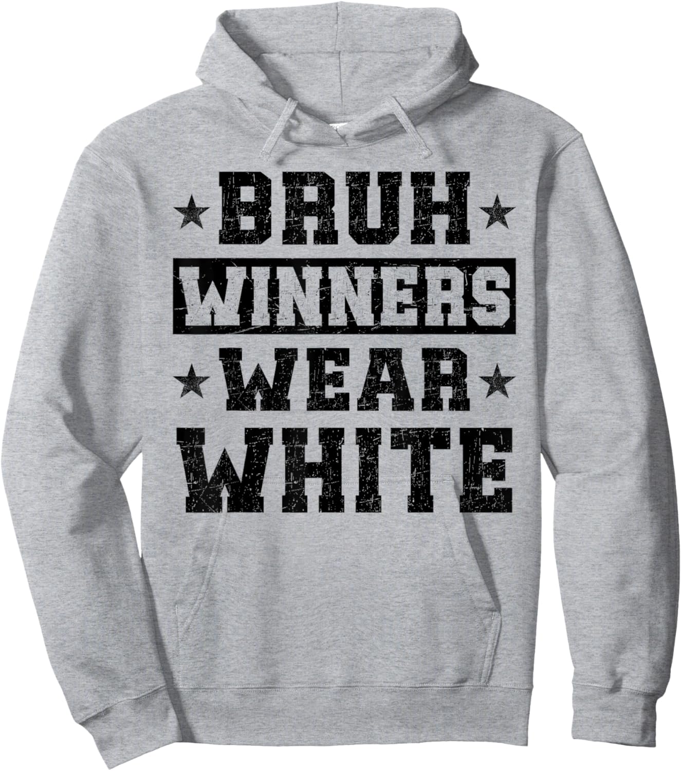 Spirit Week Winners Wear White Camp Team Game Color Sports Hoodie - Hoodie | Ash