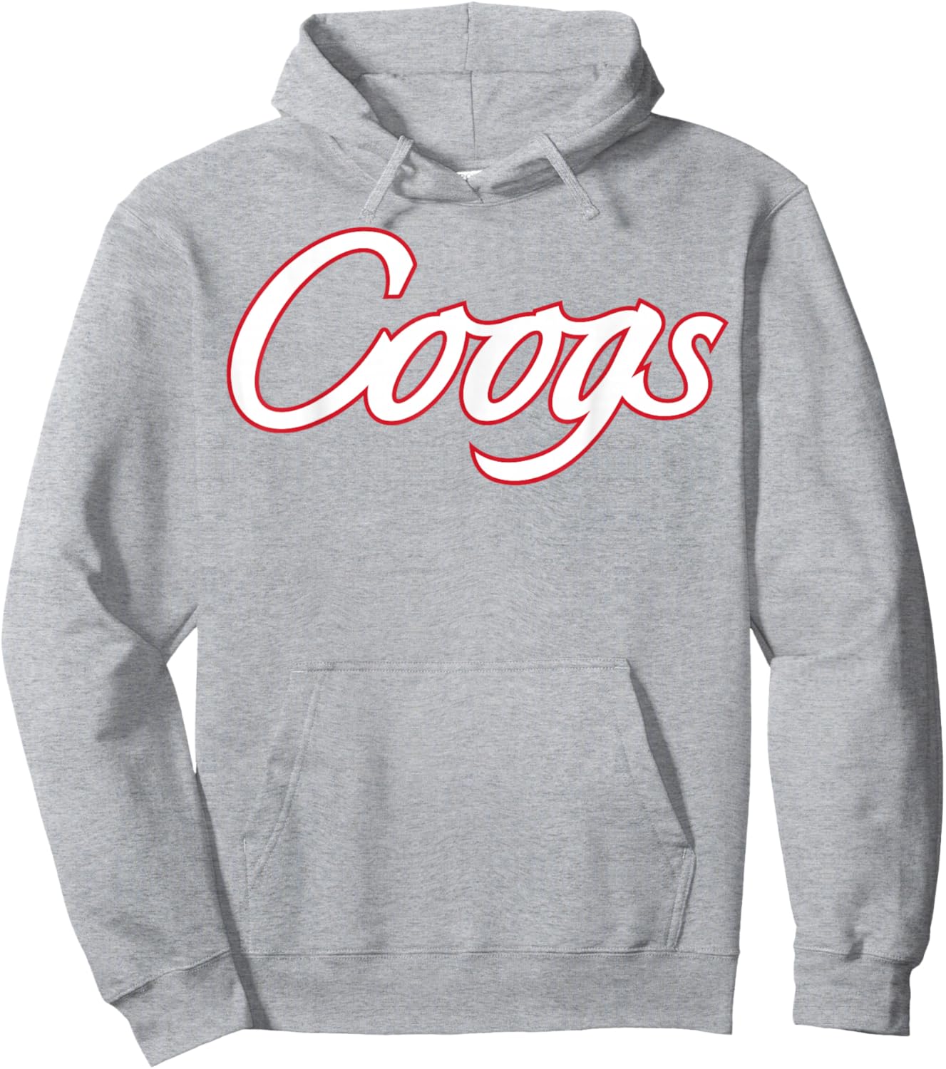 University of Houston | Houston Blue Collection Coogs Script Hoodie - Hoodie | Ash
