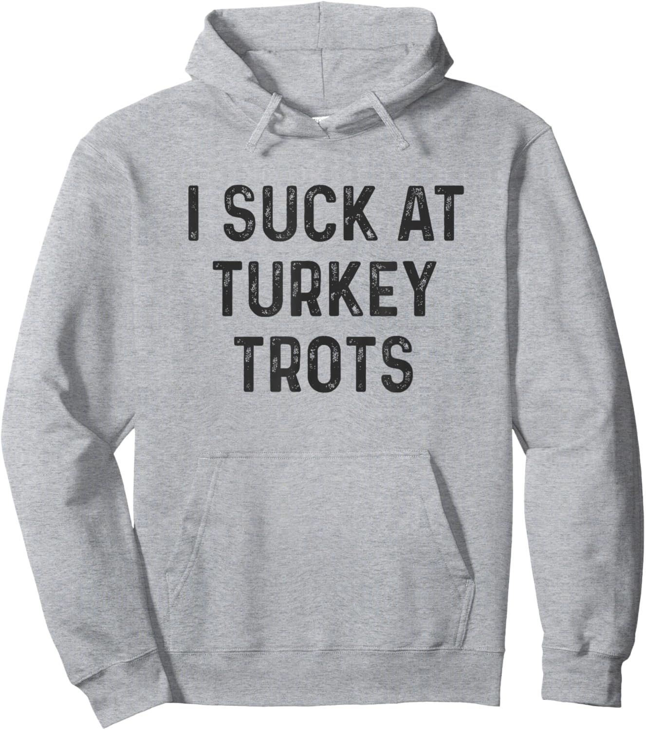 Thanksgiving Run Funny Turkey Trot Running Hoodie - Hoodie | Ash
