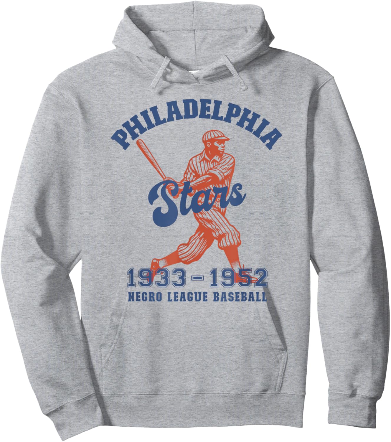 Philadelphia Negro League Baseball Black History Month Hoodie - Hoodie | Ash