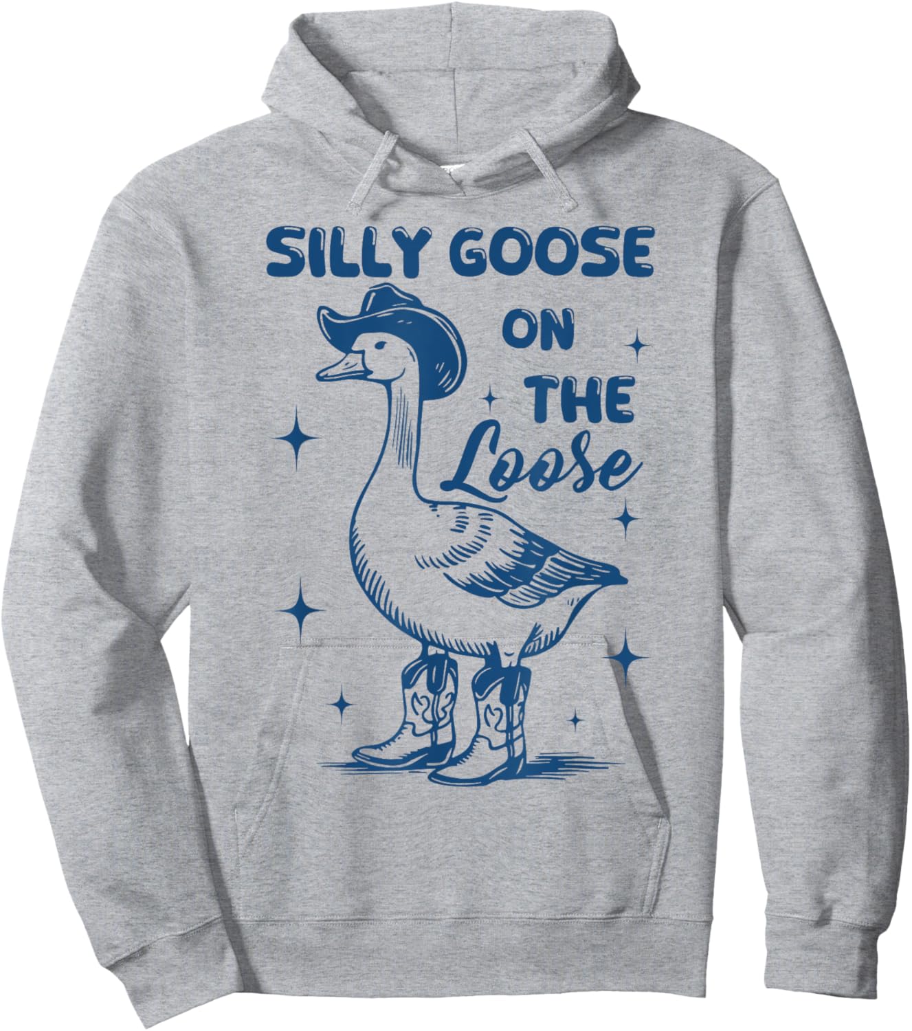 Funny Retro Vintage Meme Silly Goose On The Loose Hoodie - Hoodie | Ash