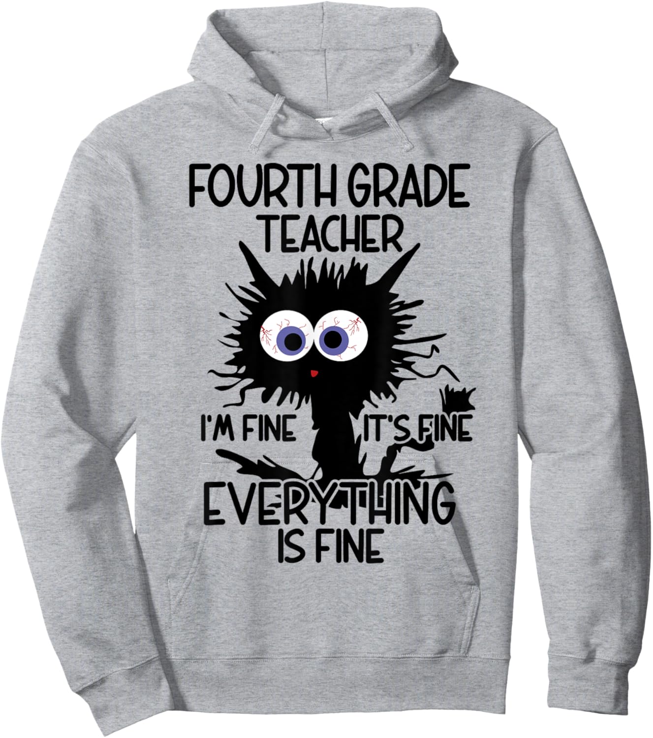 Fourth Grade Teacher 4th Grade Apparel Hoodie - Hoodie | Ash