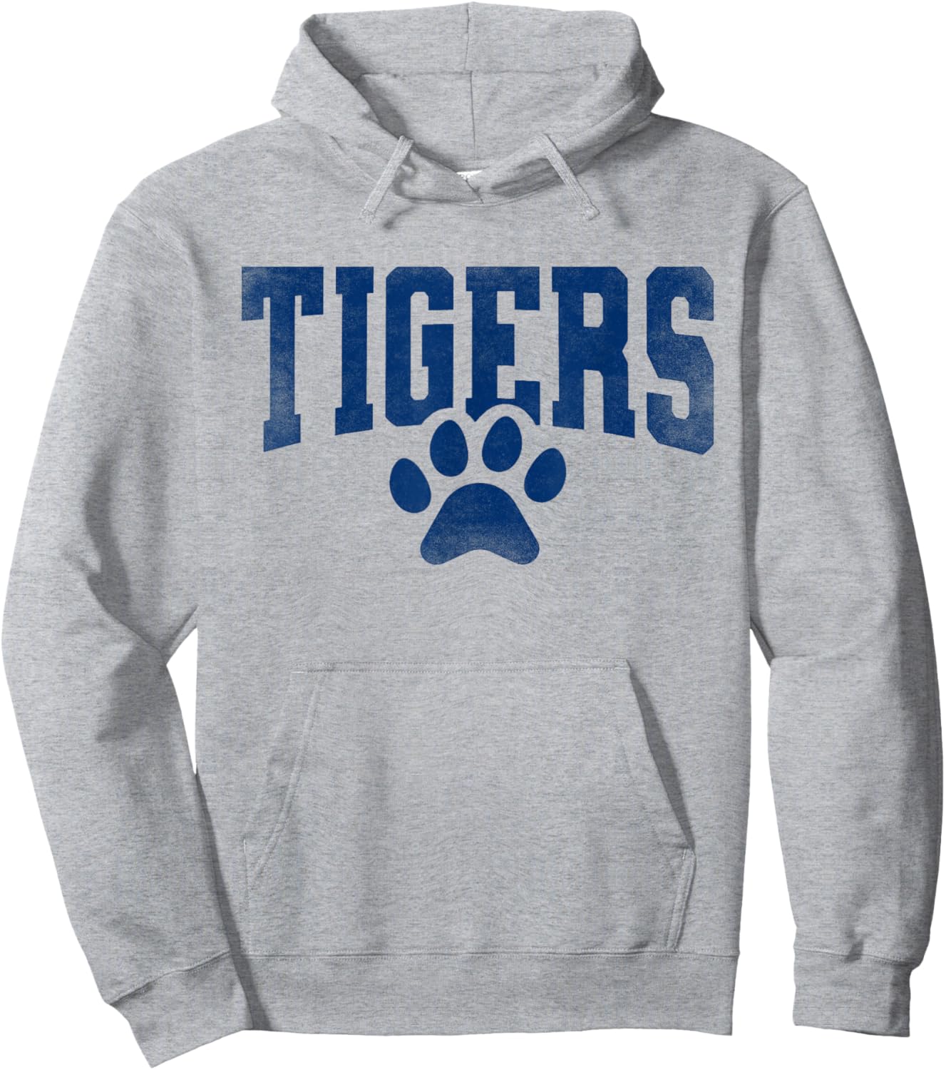 Vintage Tigers School Sports Name Spirit Girls Kid Hoodie - Hoodie | Ash