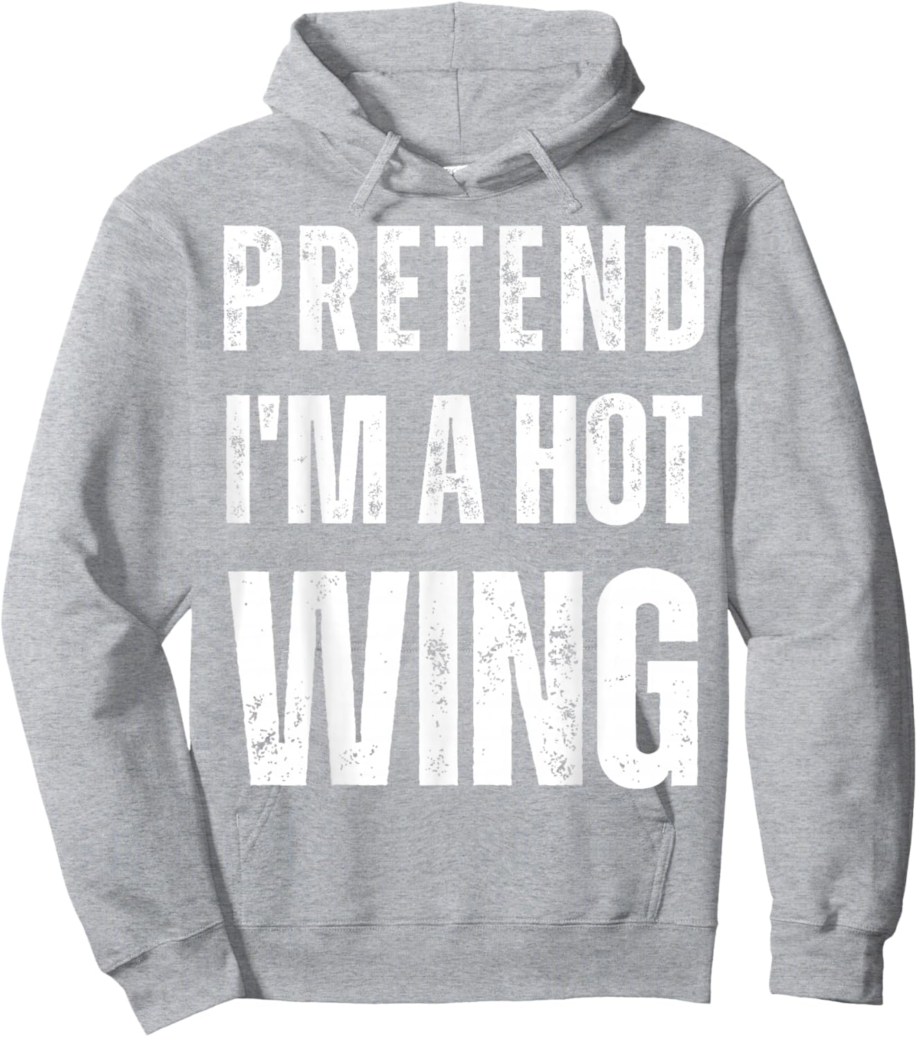 Pretend I'm a Hot Wing Matching Costume Funny Halloween Hoodie - Hoodie | Ash