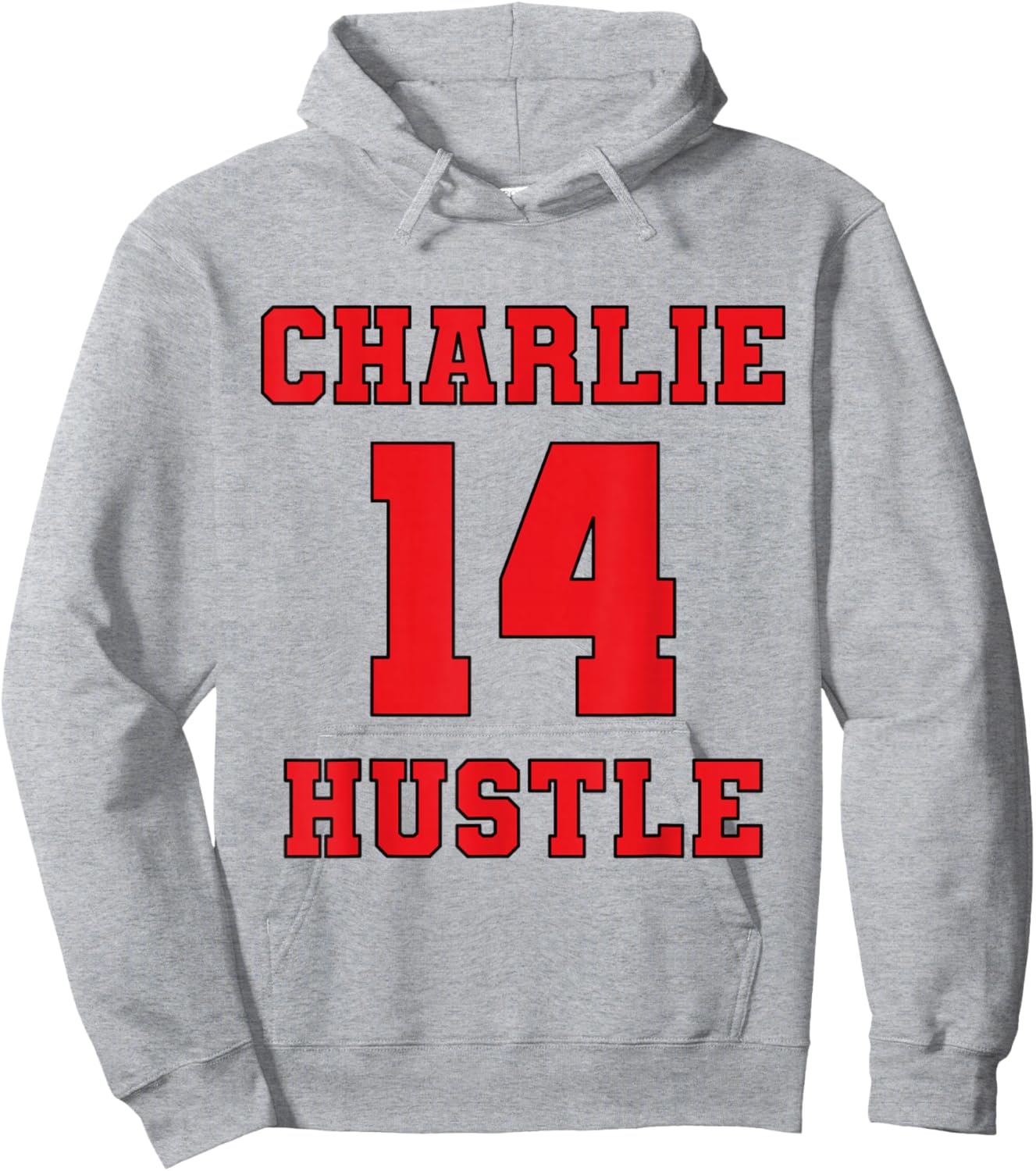 Charlie Hustle 14 Hoodie - Hoodie | Ash