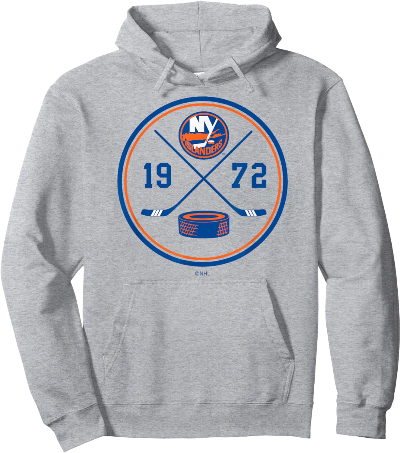 New York Islanders Prize Gray Officially Licensed Hoodie - Hoodie | Ash