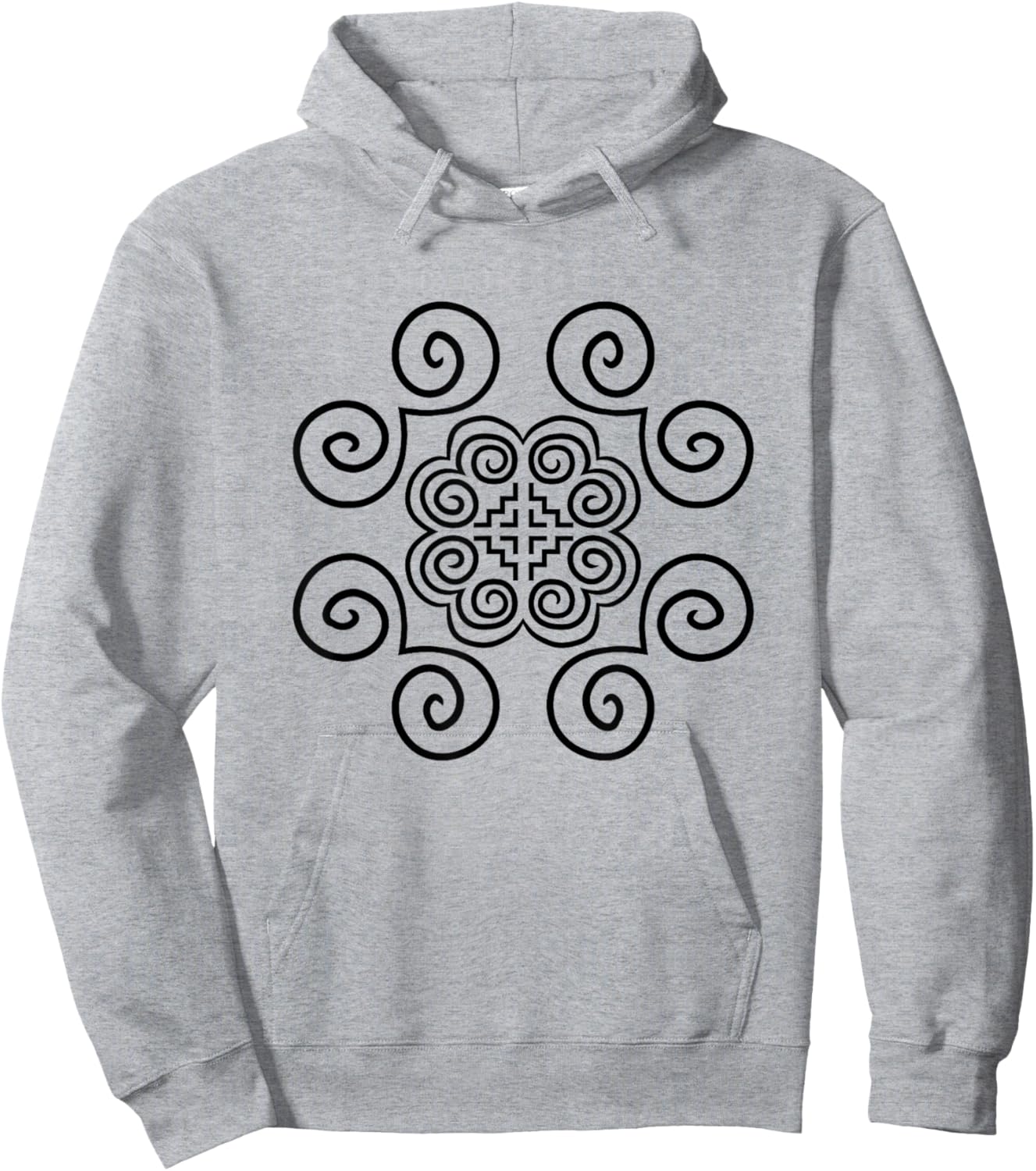 Hmong Miao Hmoob Patterns Hoodie - Hoodie | Ash