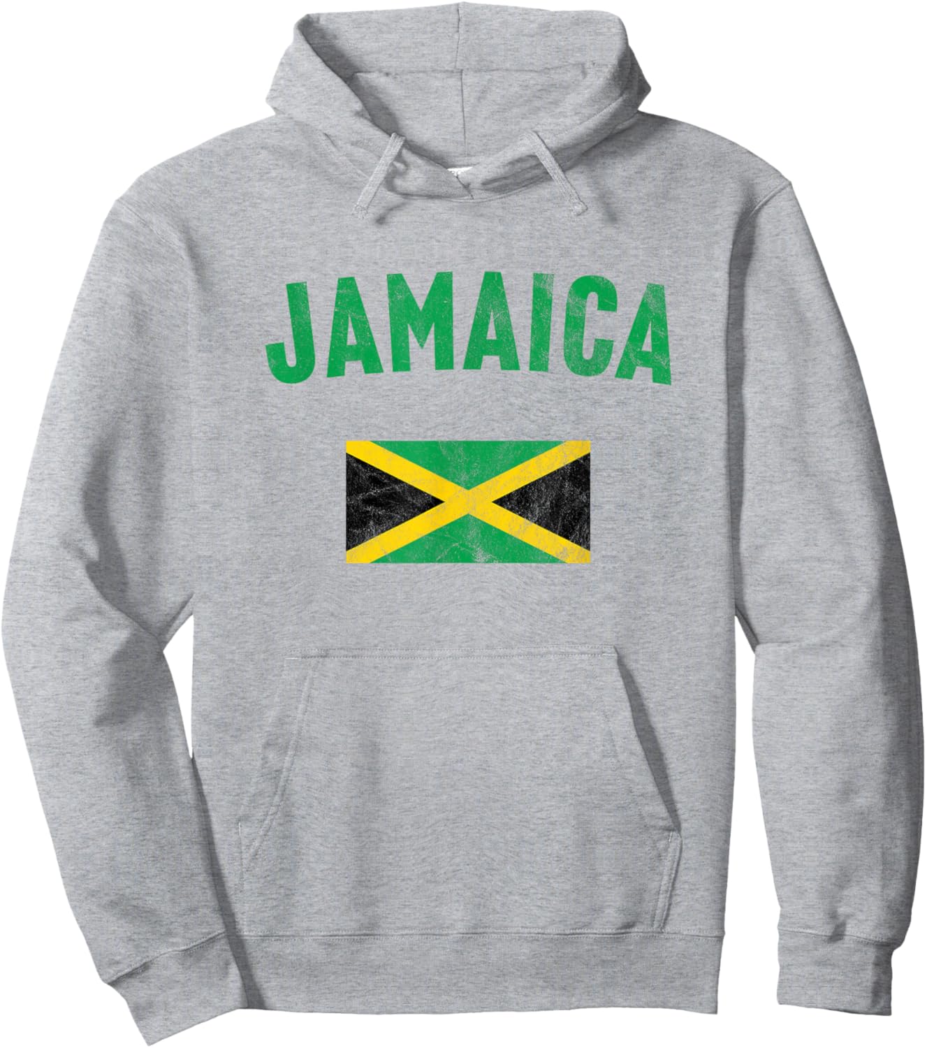 Jamaica Flag Hoodie - Hoodie | Ash