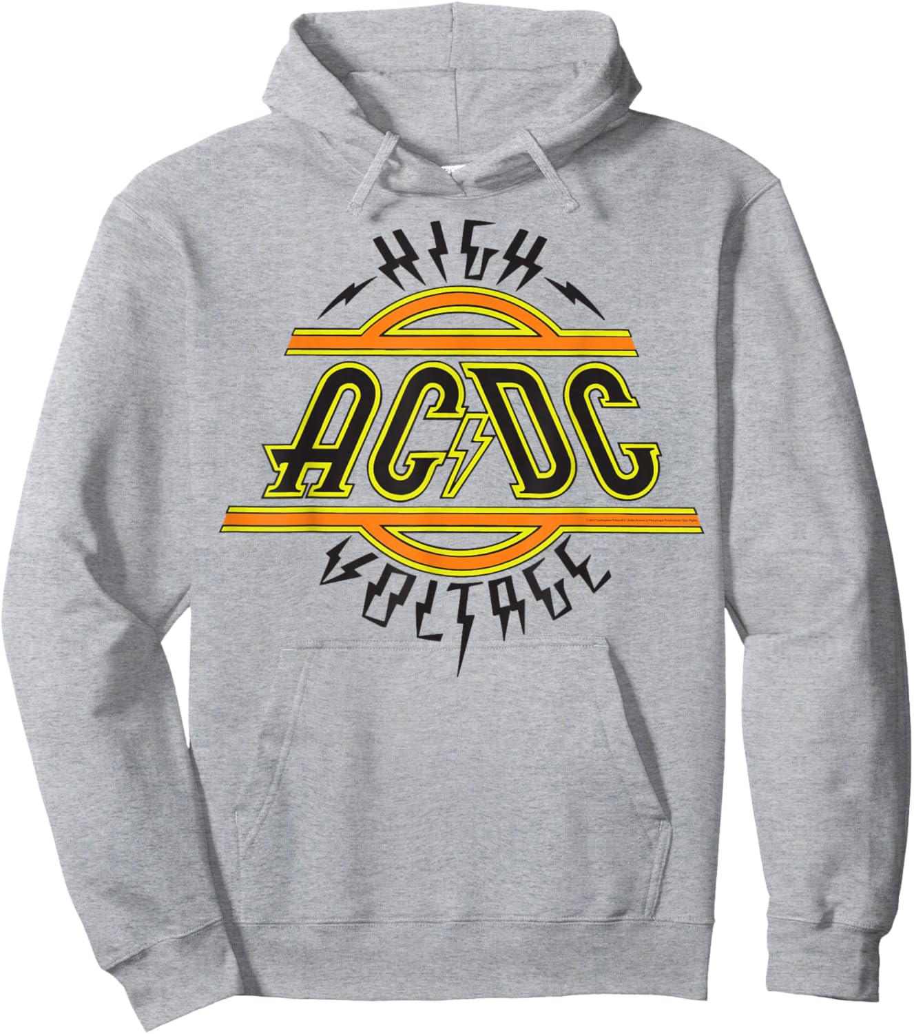 AC/DC - High Voltage Hoodie - Hoodie | Ash