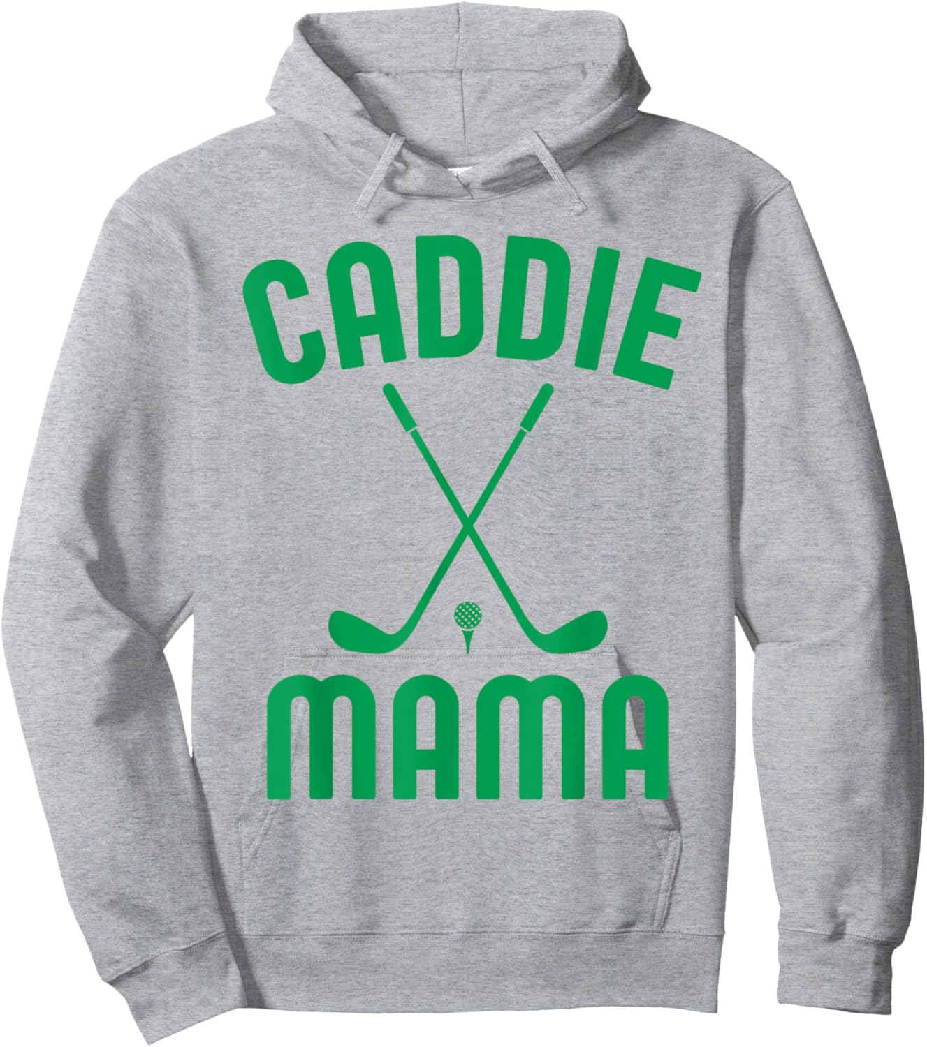Caddie Mama Golf Club Cool Golfing Cute Golfer Mom Mother Hoodie - Hoodie | Ash
