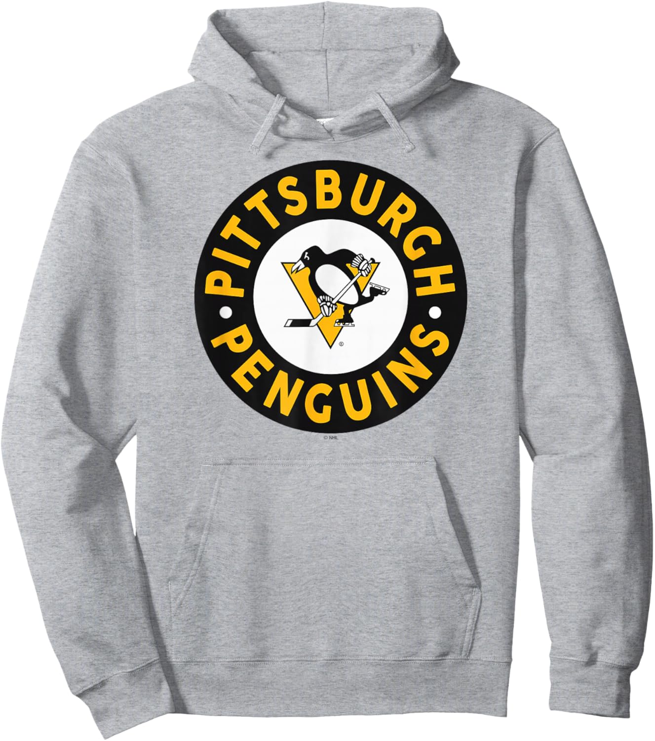 Pittsburgh Penguins Symbol Gray Officially Licensed Hoodie - Hoodie | Ash