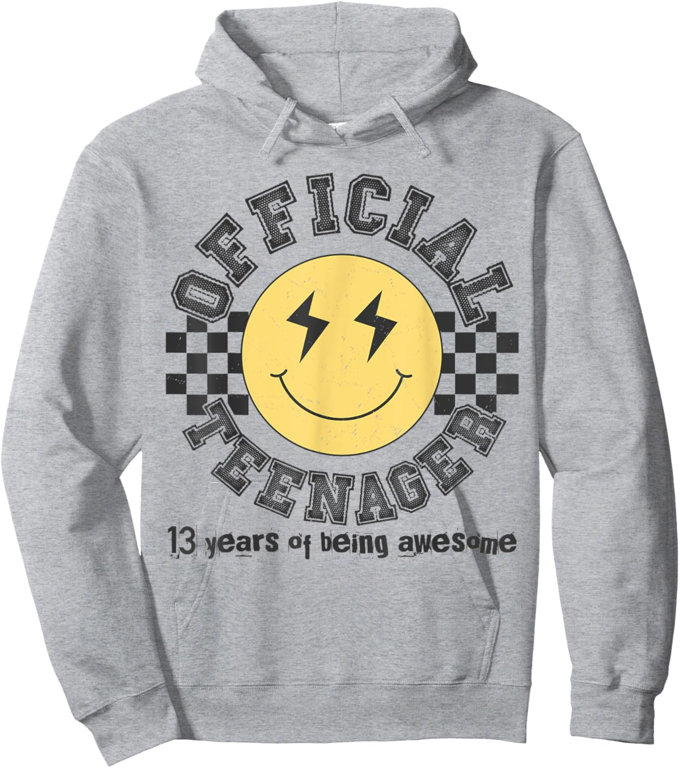 Official Teenager 13 Years Of Being Awesome 13th Birthday Hoodie - Hoodie | Ash