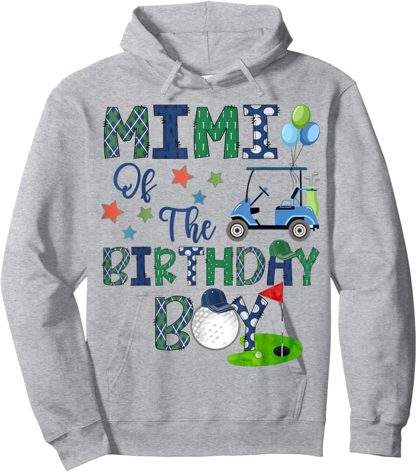 Mimi Of The Birthday Boy Hole In One Golf Lover Hoodie - Hoodie | Ash