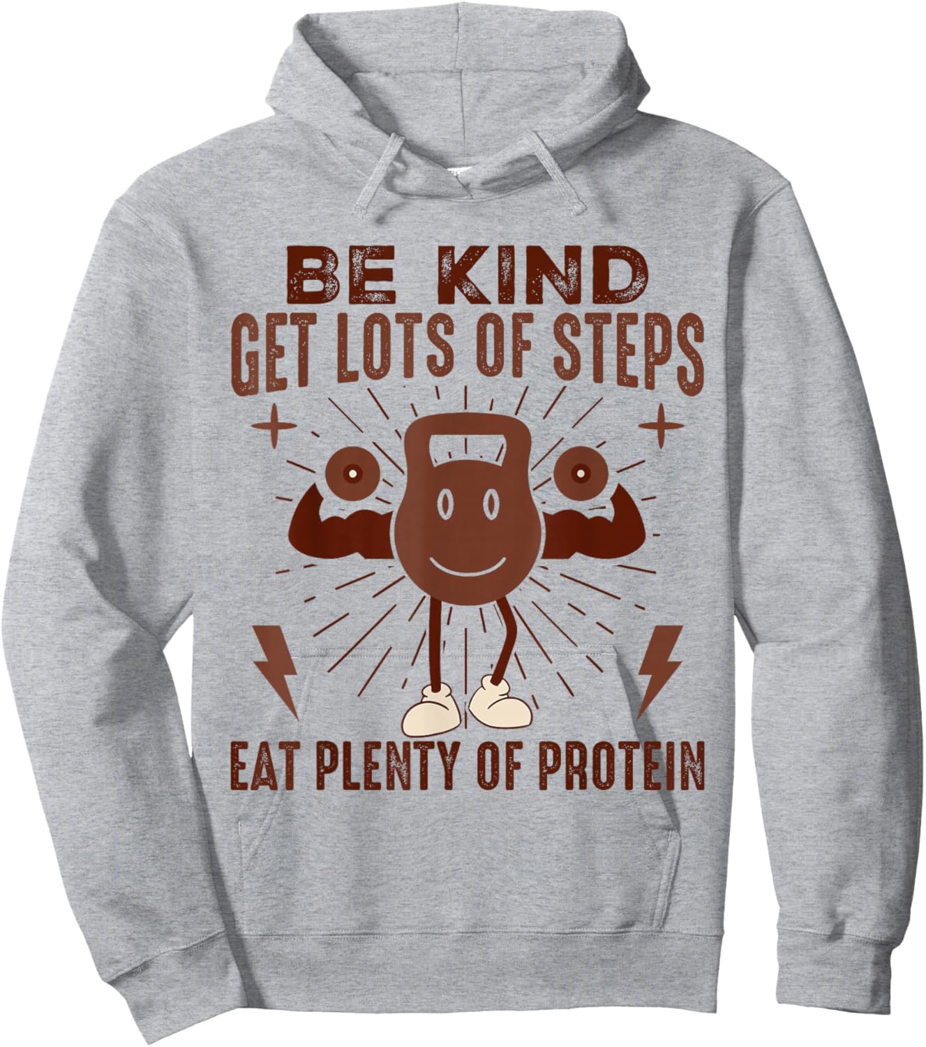 Funny Gym Workout Fitness Bodybuilding Sports Weightlifters Hoodie - Hoodie | Ash