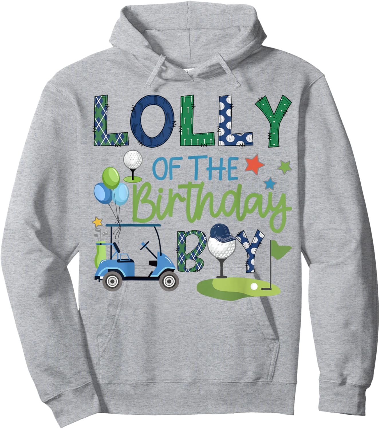 Lolly Of The Birthday Boy Hole in One Golf Sport Hoodie - Hoodie | Ash
