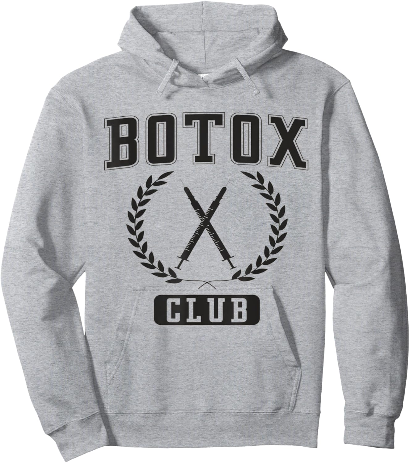Botox Club Aesthetic Nurse Injector Dermatology Botox Nurse Hoodie - Hoodie | Ash