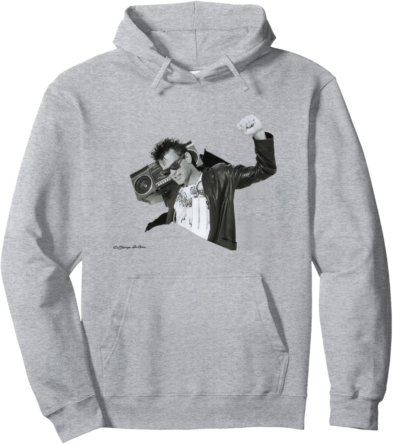 Dee Dee King Bassist Of The Ramones By George DuBose Hoodie - Hoodie | Ash