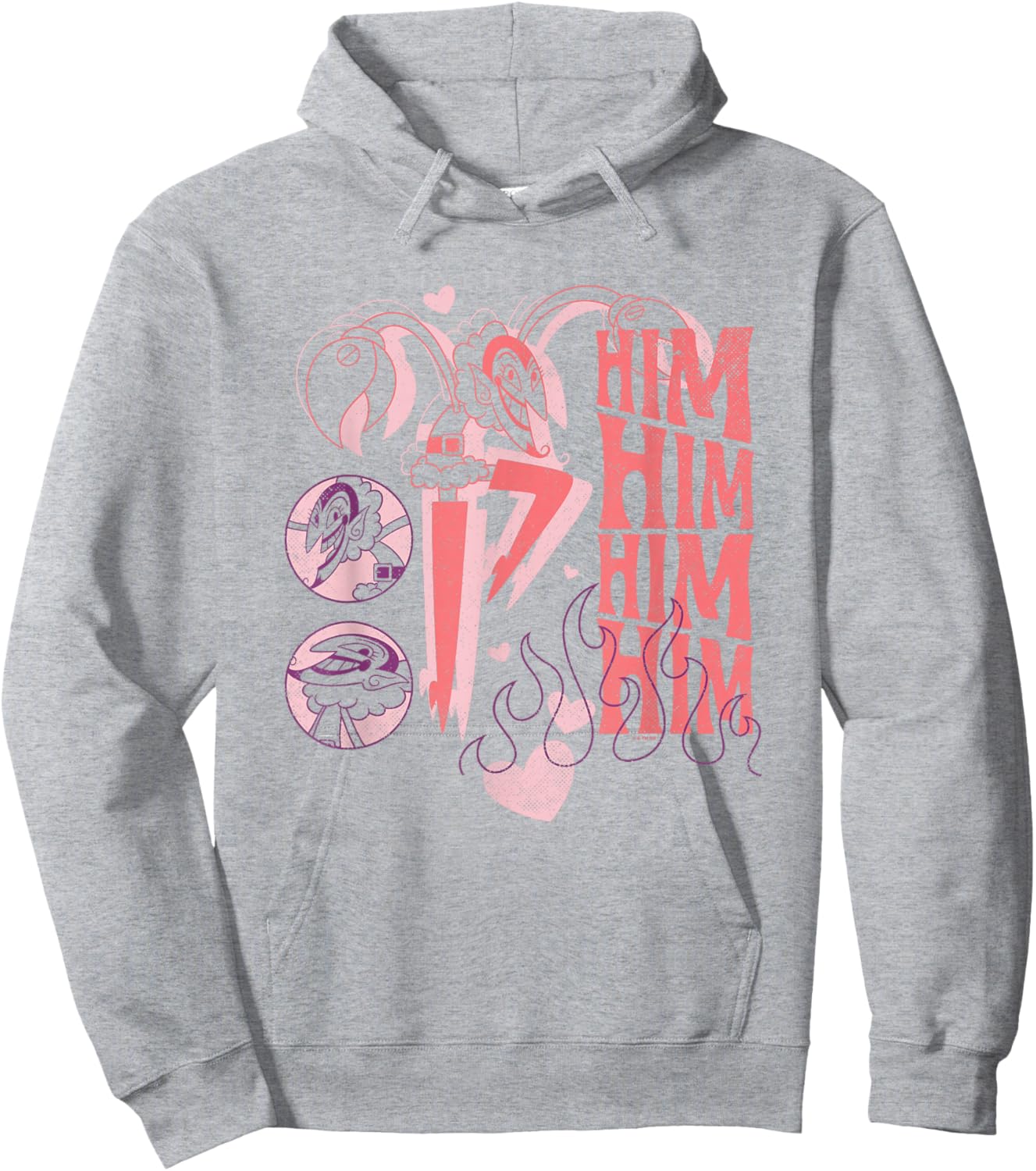 The Powerpuff Girls Iconic Him Him Him Him Vintage Poster Hoodie - Hoodie | Ash