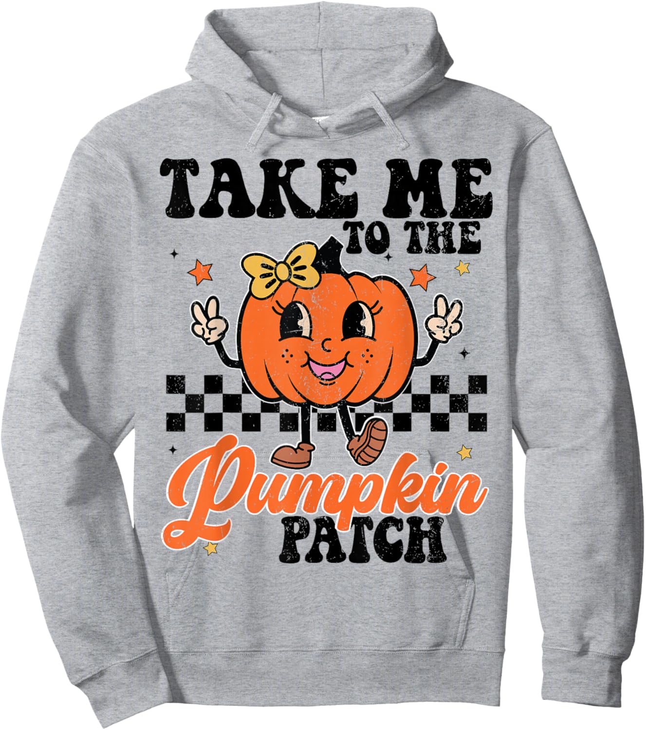 Take Me To Pumpkin Patch Girl Thanksgiving Turkey Trot Tutu Hoodie - Hoodie | Ash