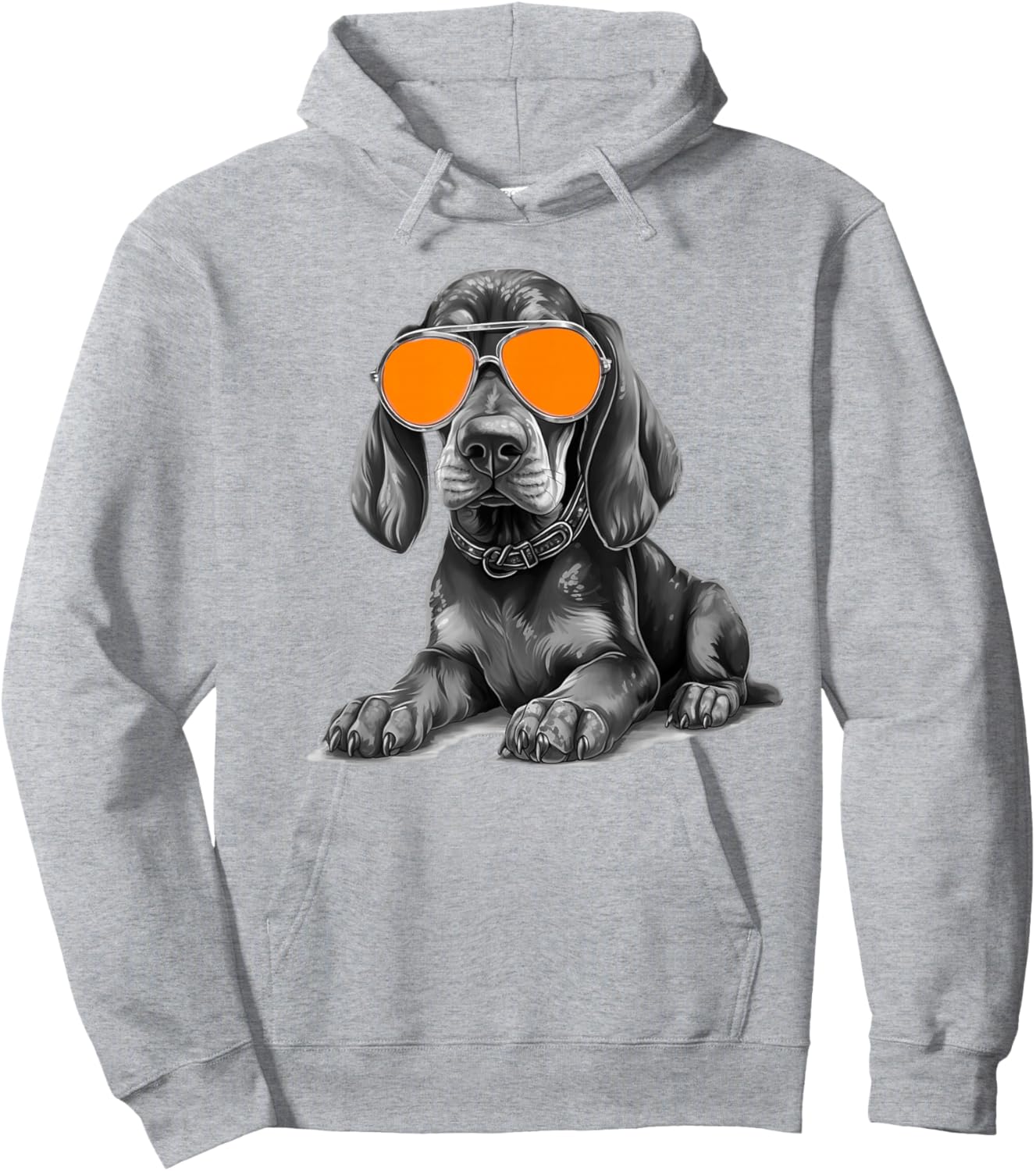 Tennessee Dog Sport Lovers | Bluetick Coonhound Puppy Hoodie - Hoodie | Ash
