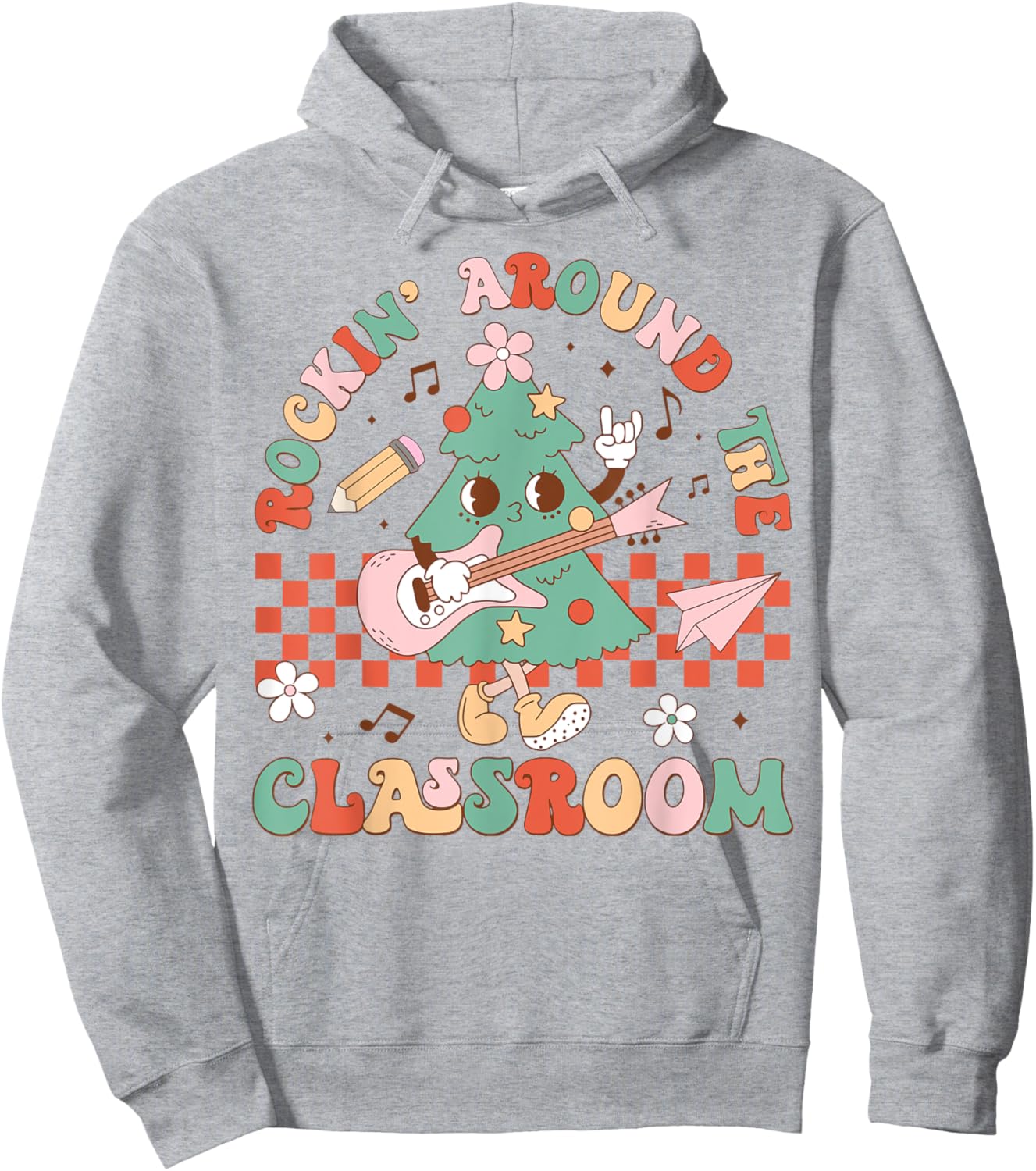 Rockin Around The Classroom Hoodie - Hoodie | Ash