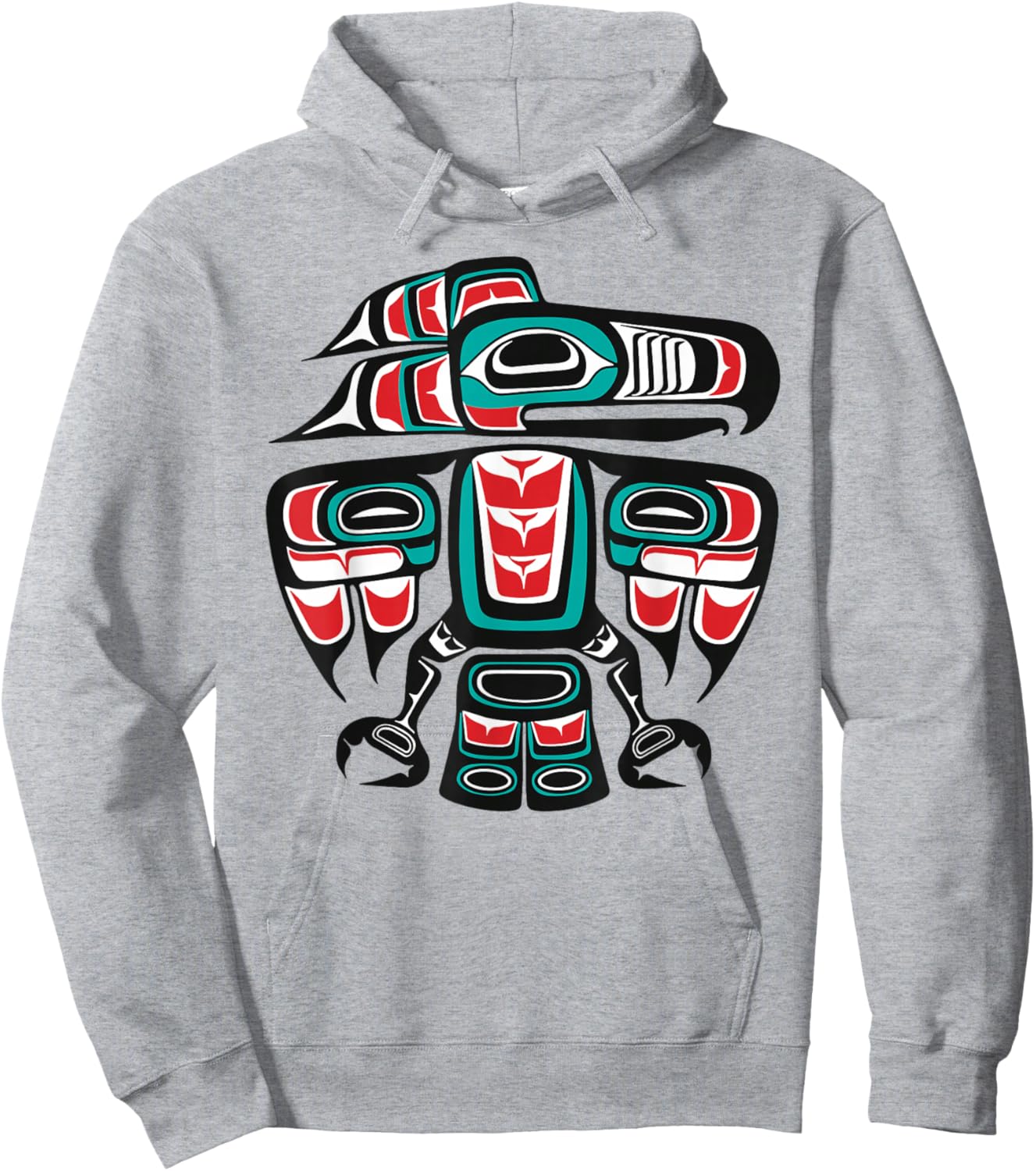 Haida Raven Native American, Raven Tlingit Hoodie - Hoodie | Ash