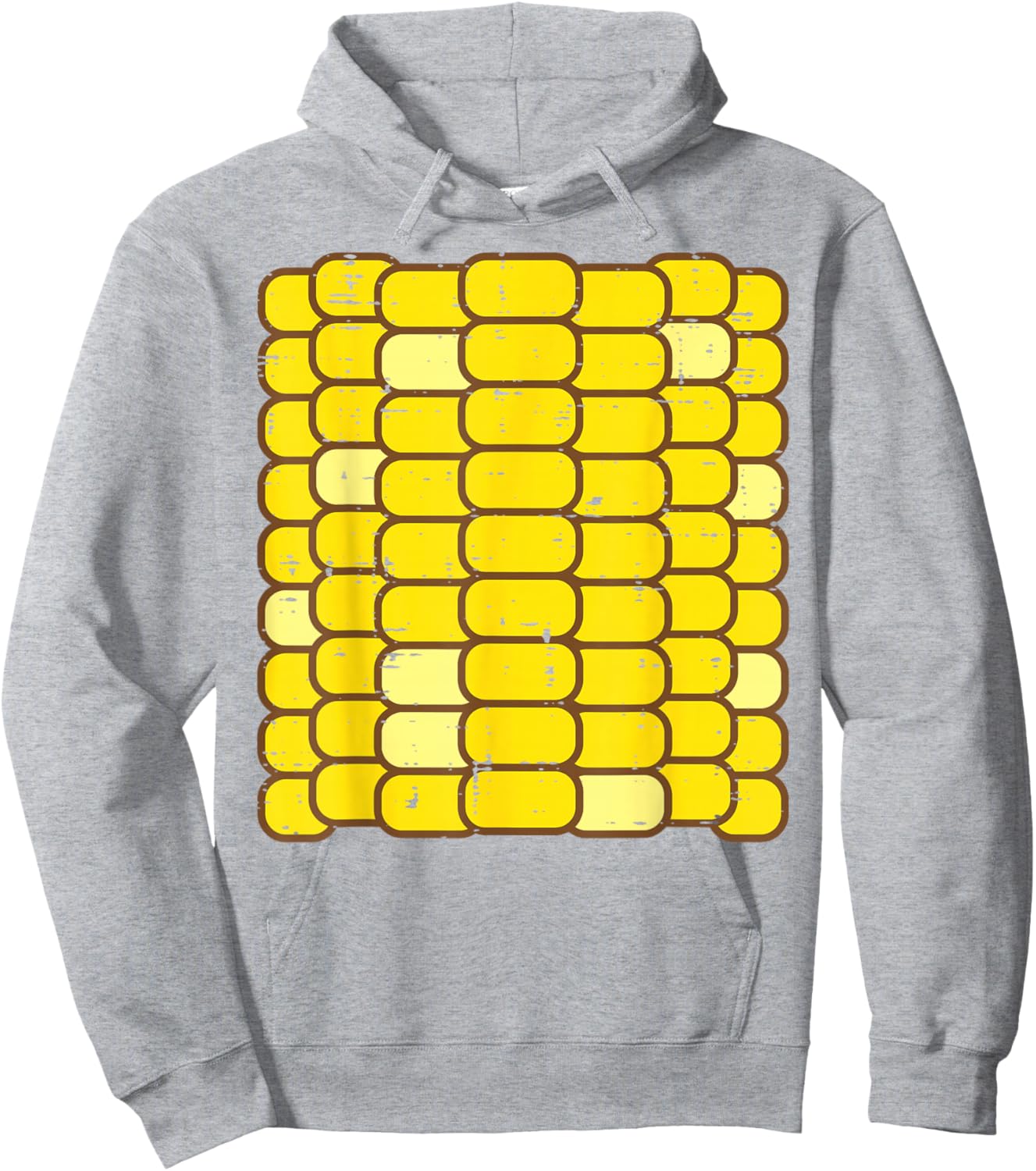 Corn Halloween Costume Funny Foodie Farmer Men Women Kids Hoodie - Hoodie | Ash