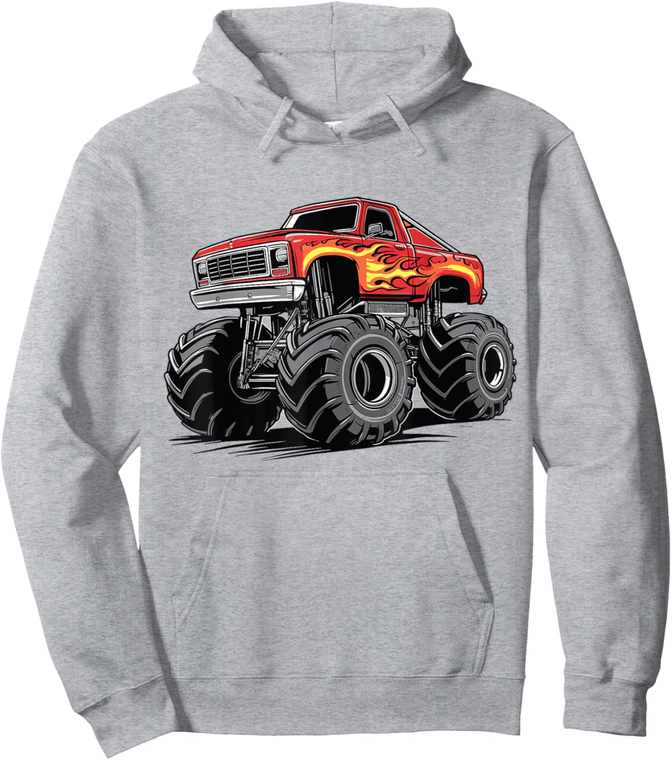 Monster Truck for toddlers Youth & Adults Hoodie - Hoodie | Ash