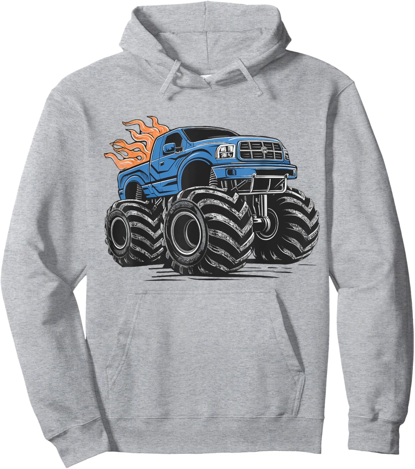 Monster Truck for toddlers Youth & Adults Hoodie - Hoodie | Ash