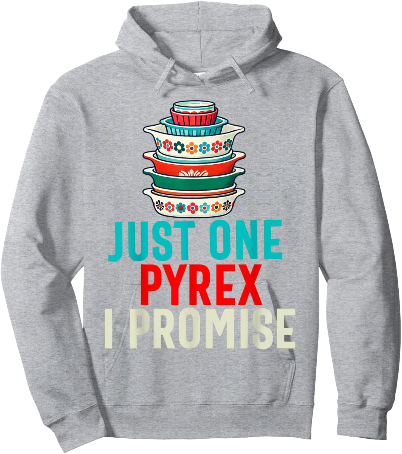 Pyrex Vintage Kitchenware Collector Pattern Kitchen Bowls Hoodie - Hoodie | Ash