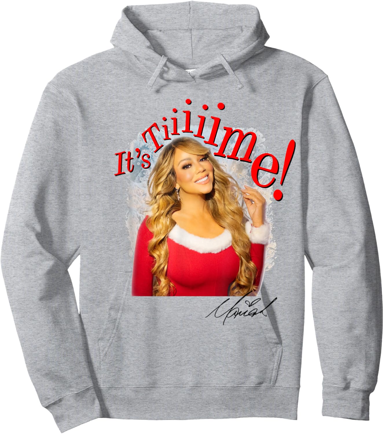 Mariah Carey Official It's Time 30th Anniversary Hoodie - Hoodie | Ash