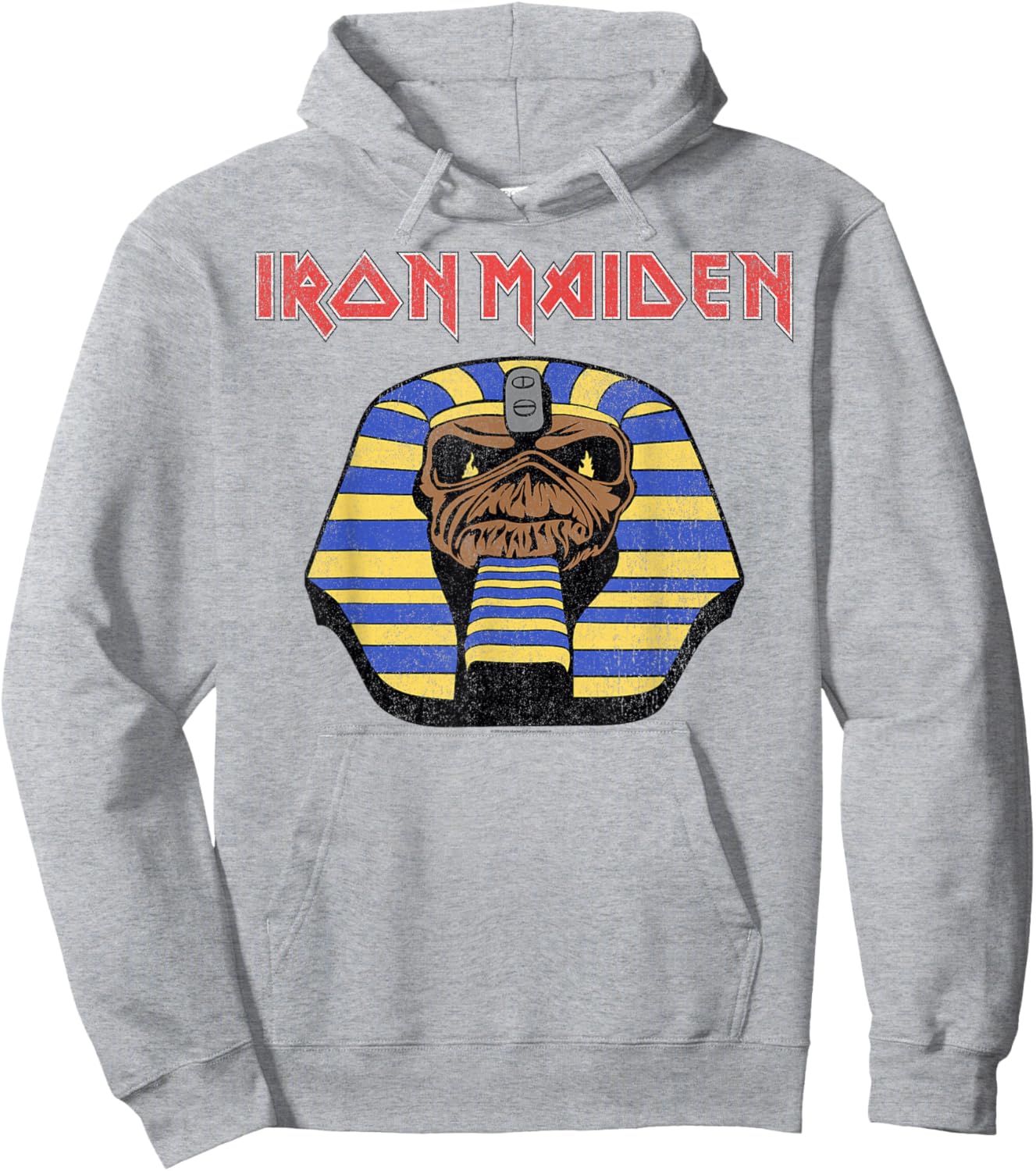 Iron Maiden - Pharaoh Graphic Head White Hoodie - Hoodie | Ash