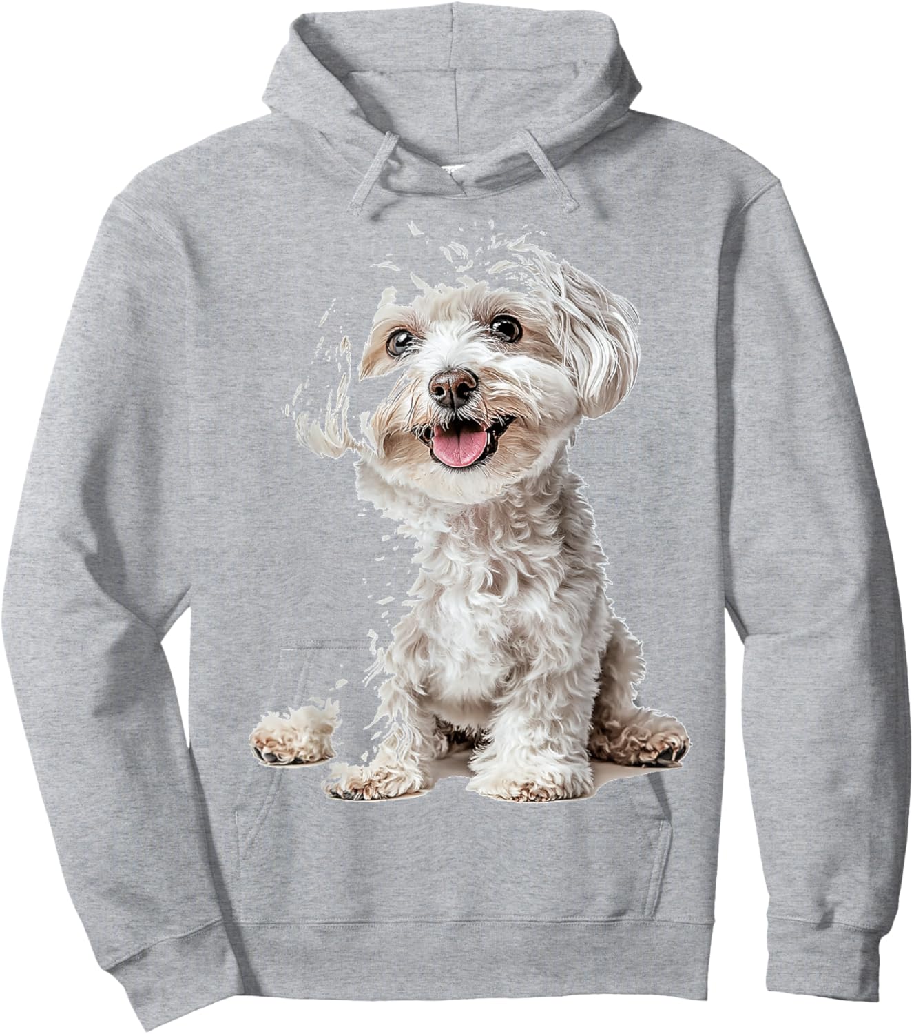 Maltipoo Dog Motif Pet Art Maltipoo Hoodie - Hoodie | Ash