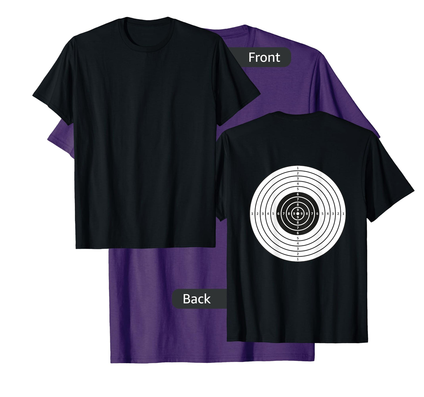 (Target on BACK, front is blank) Target on My Back T-Shirt