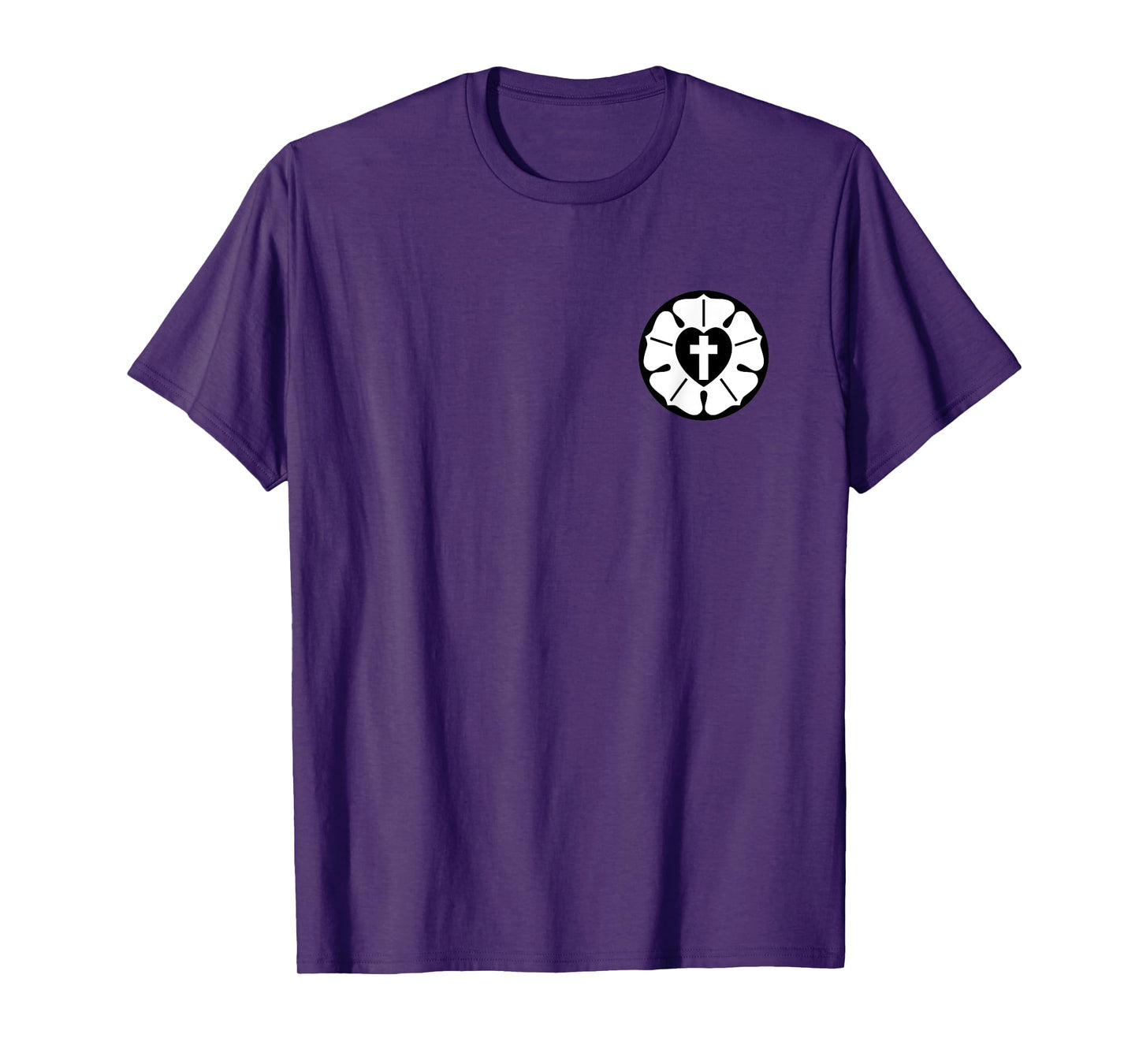 Lutheran Rose - Lutheran Cross T-Shirt