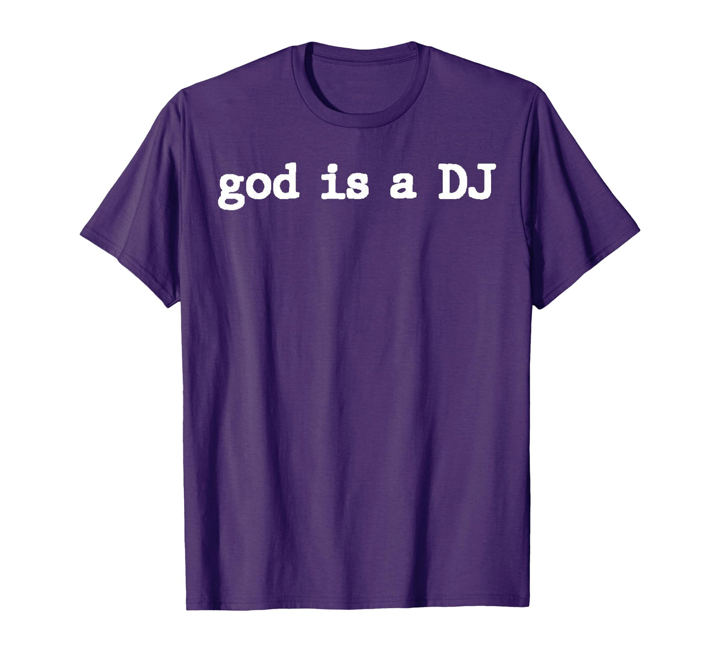 Vintage Funny Quote God is A DJ Christian Lover Music T-Shirt